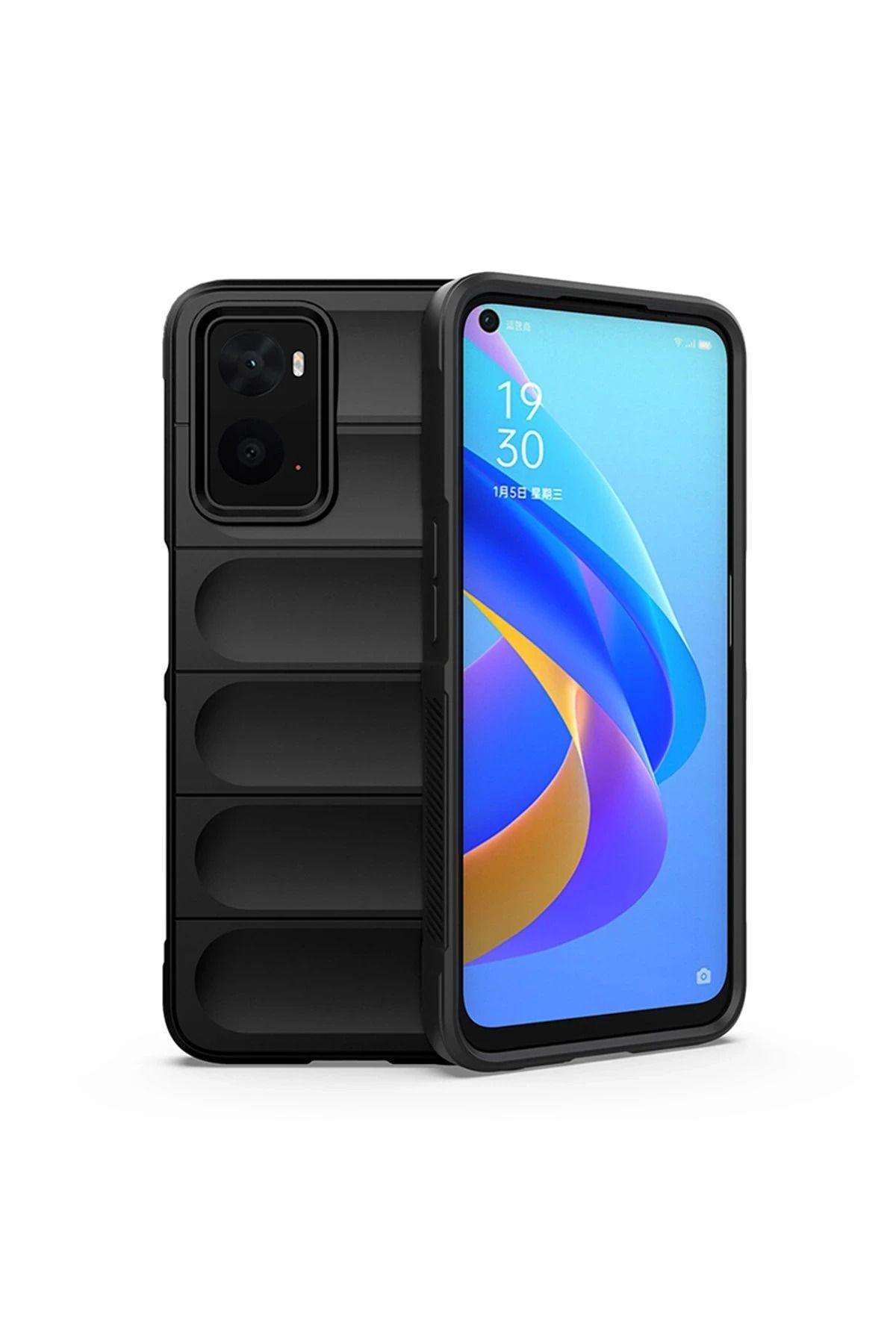 NewFace Realme 9i 4G Kılıf Optimum Silikon - Siyah HNZRN