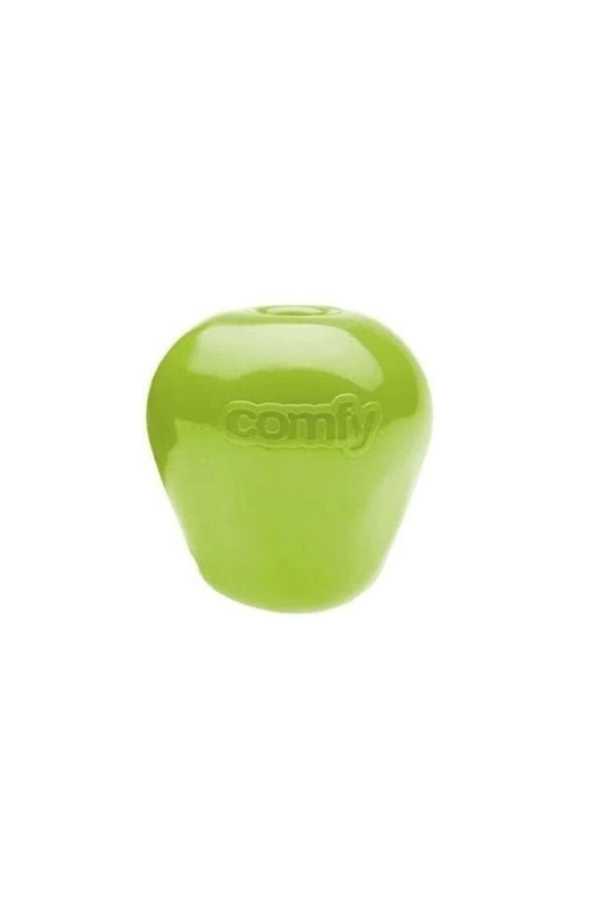 YNT İthalat Aquael Comfy Toy Elma Şeklinde Ödül Hazneli Kedi ve Köpek Oyuncağı Yeşil 7.5 Cm
