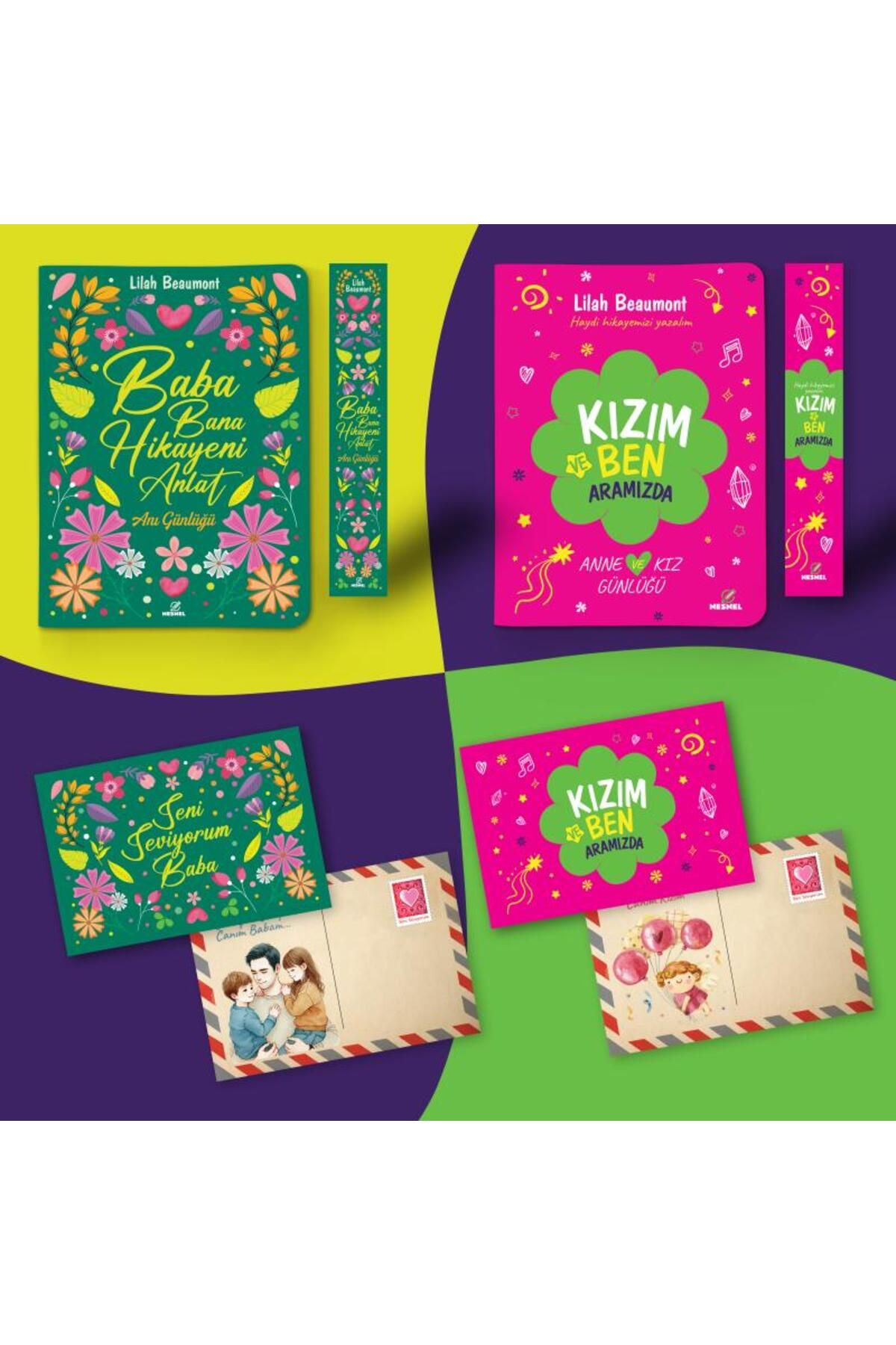 nesnel yayınlar Baba Kız Hikayeleri - Ayraç ve Kartpostal İlaveli