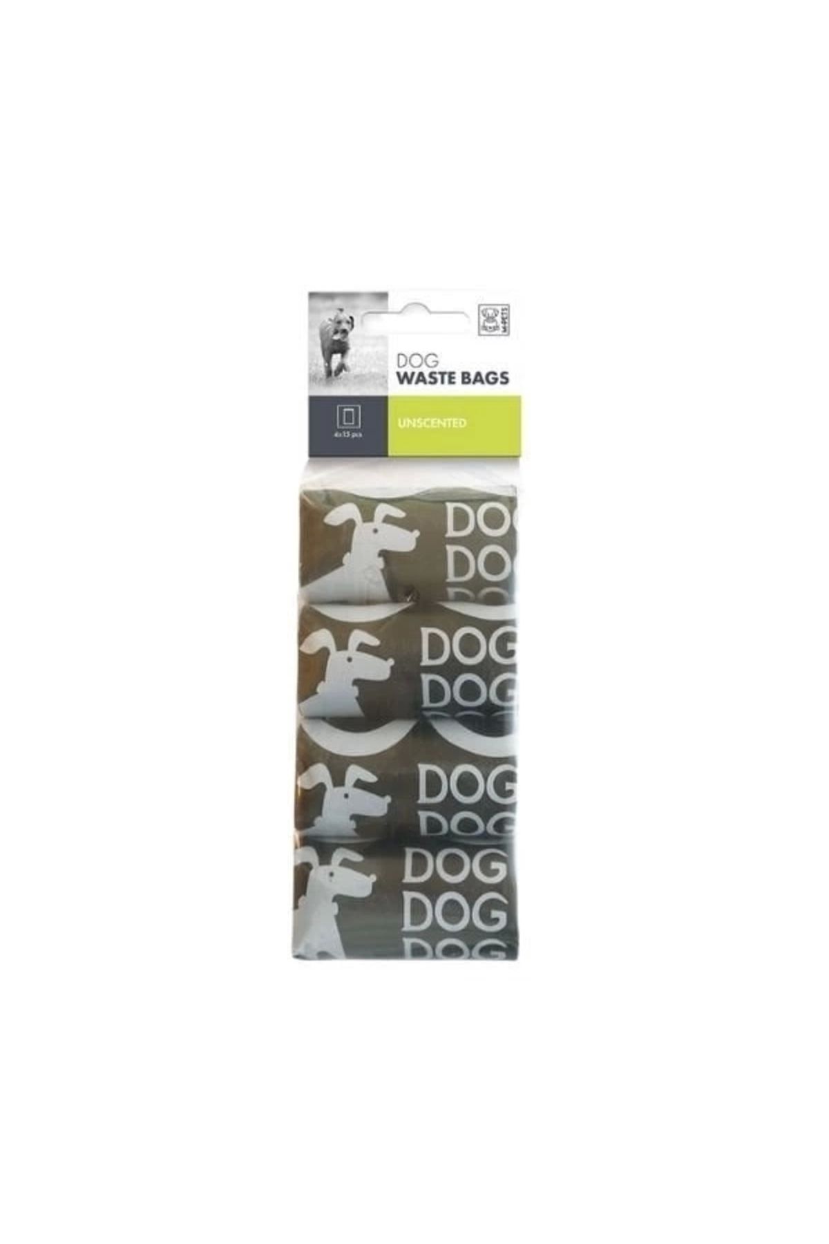 YNT İthalat M-Petz Waste Bag Desenli Köpek Dışkı Toplama Poşeti 4x15 Adet