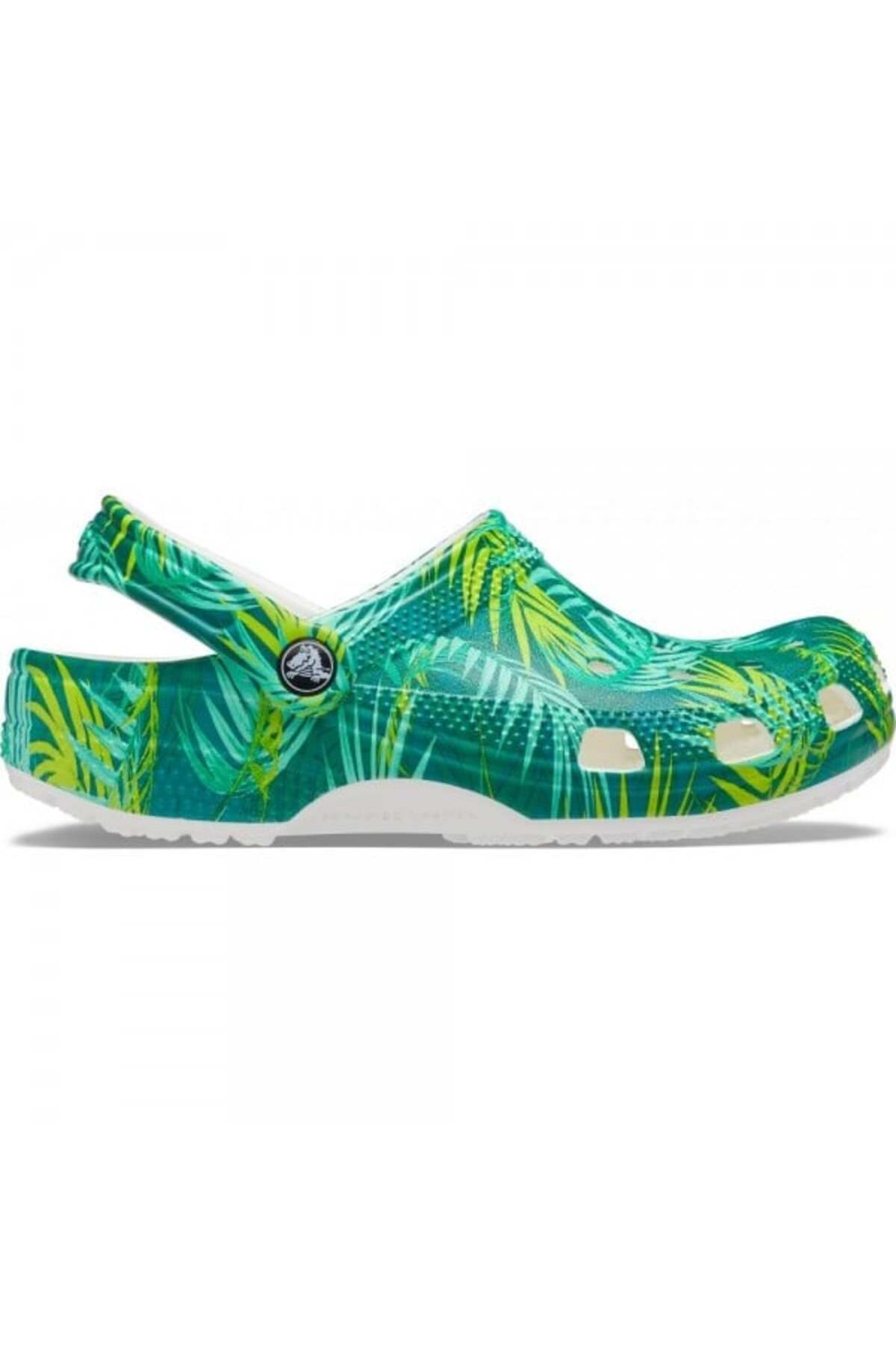 Crocs-Saboți clasici tropicali - alb/multicolor 1