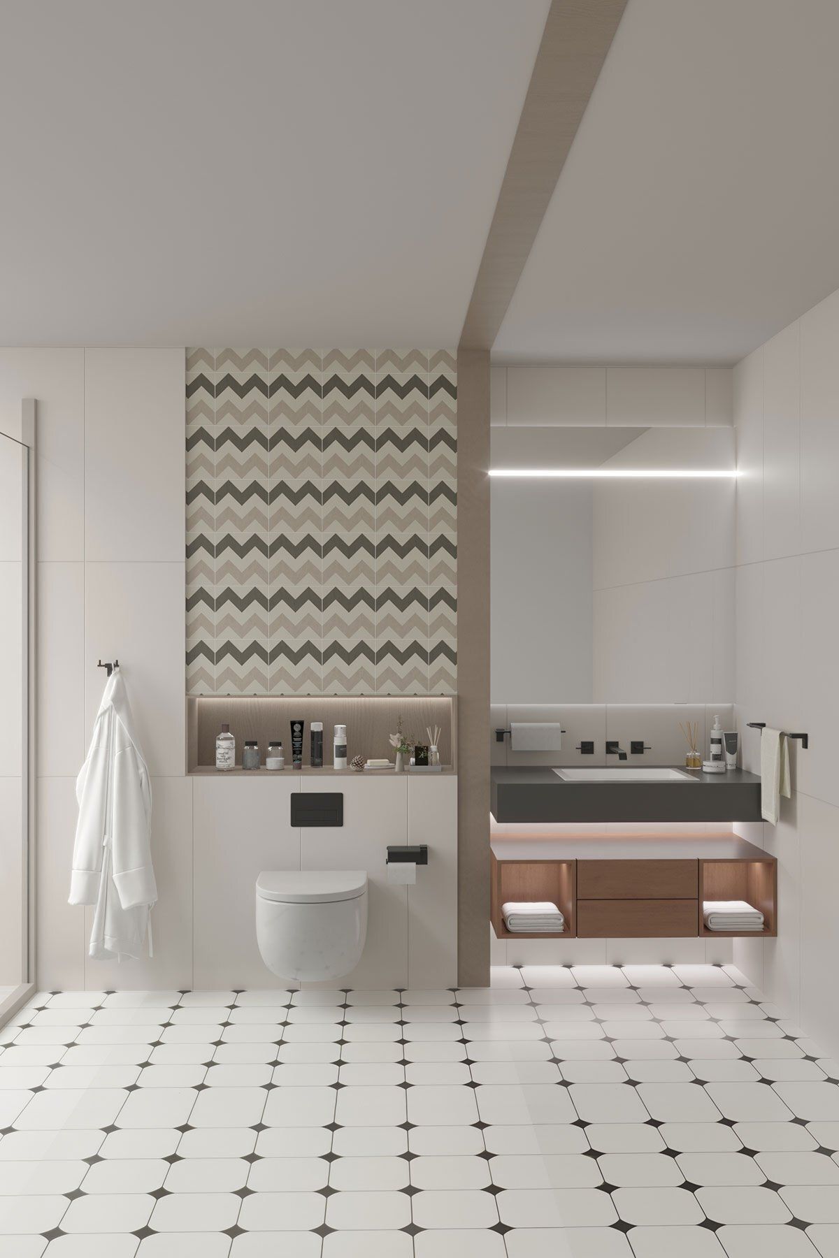 serenadekor Banyo Aksesuari Seti̇ Si̇yah 4'lü