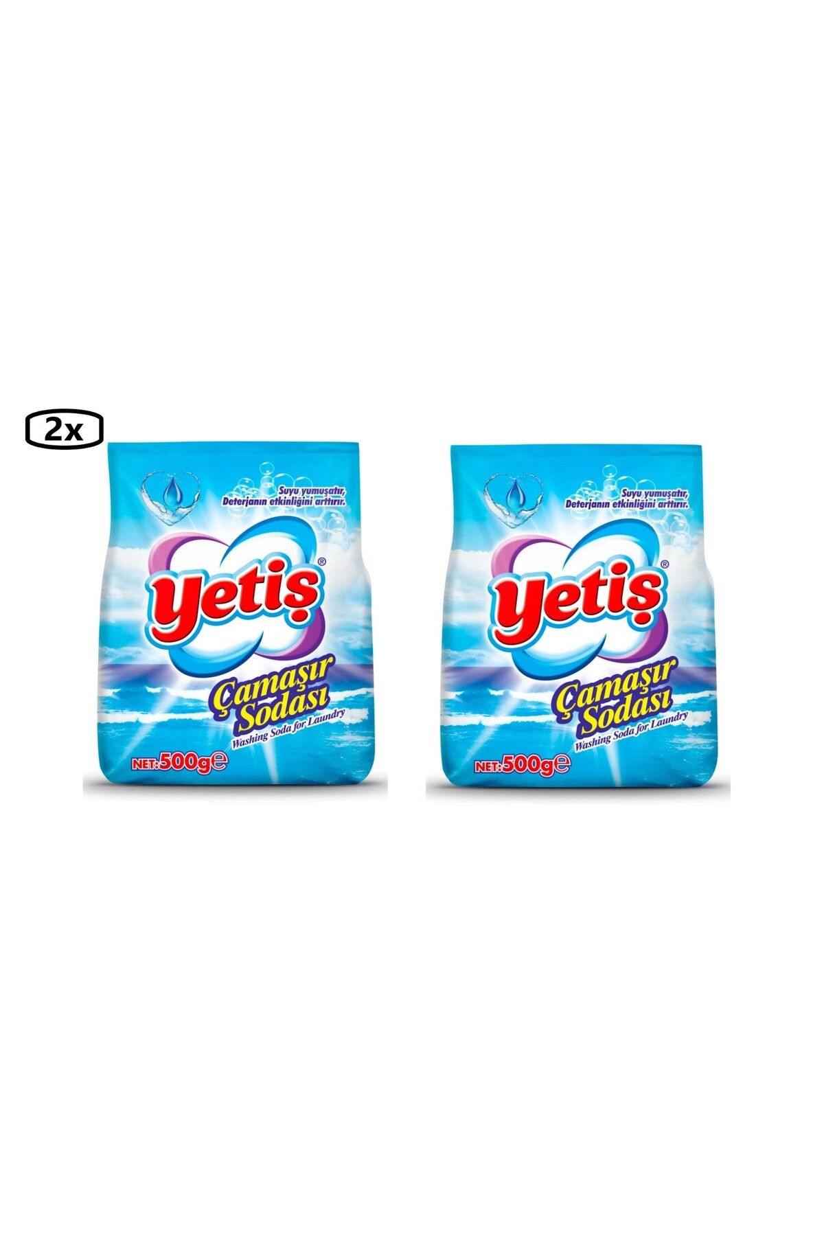 YETİŞ Yetiş Çamaşır Sodası 500 G x 2 Adet