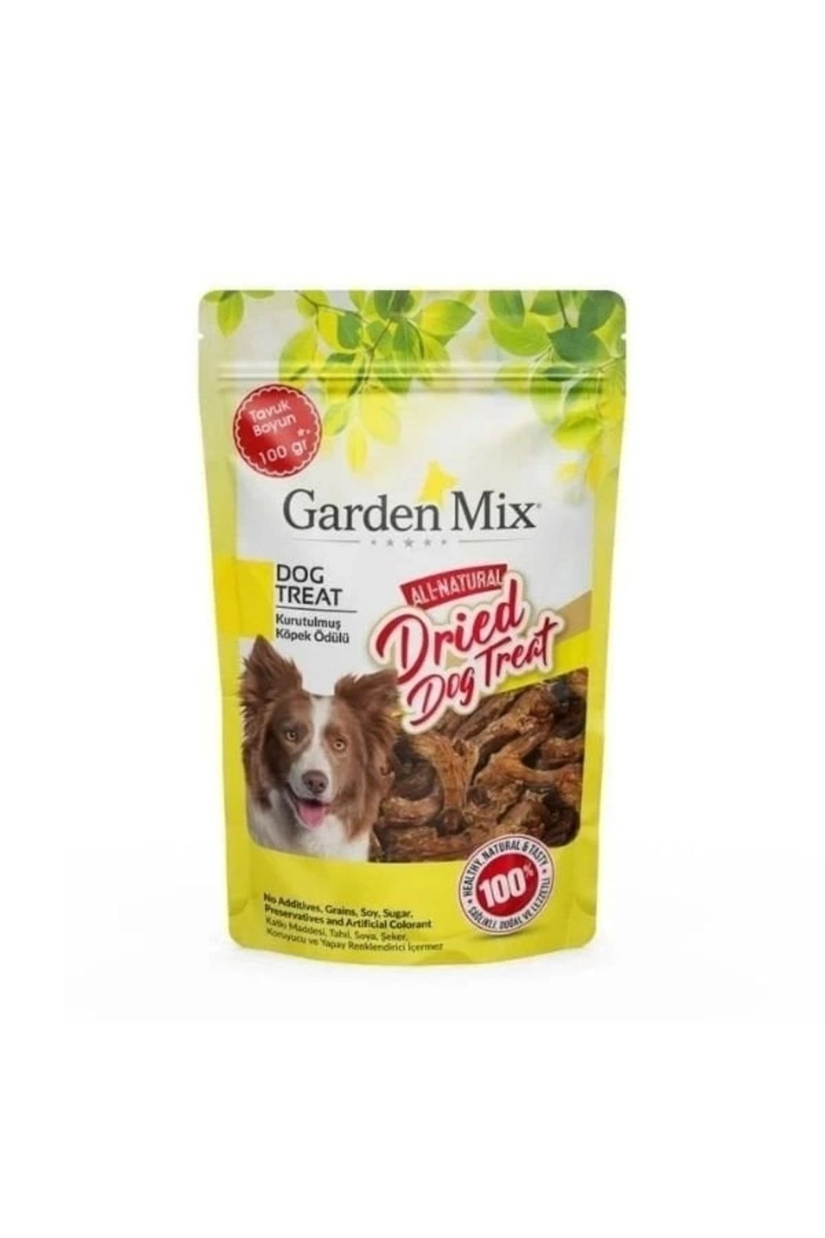 YNT İthalat Garden Mix Kurutulmuş Tavuk Boyun Köpek Ödül Maması 100 Gr
