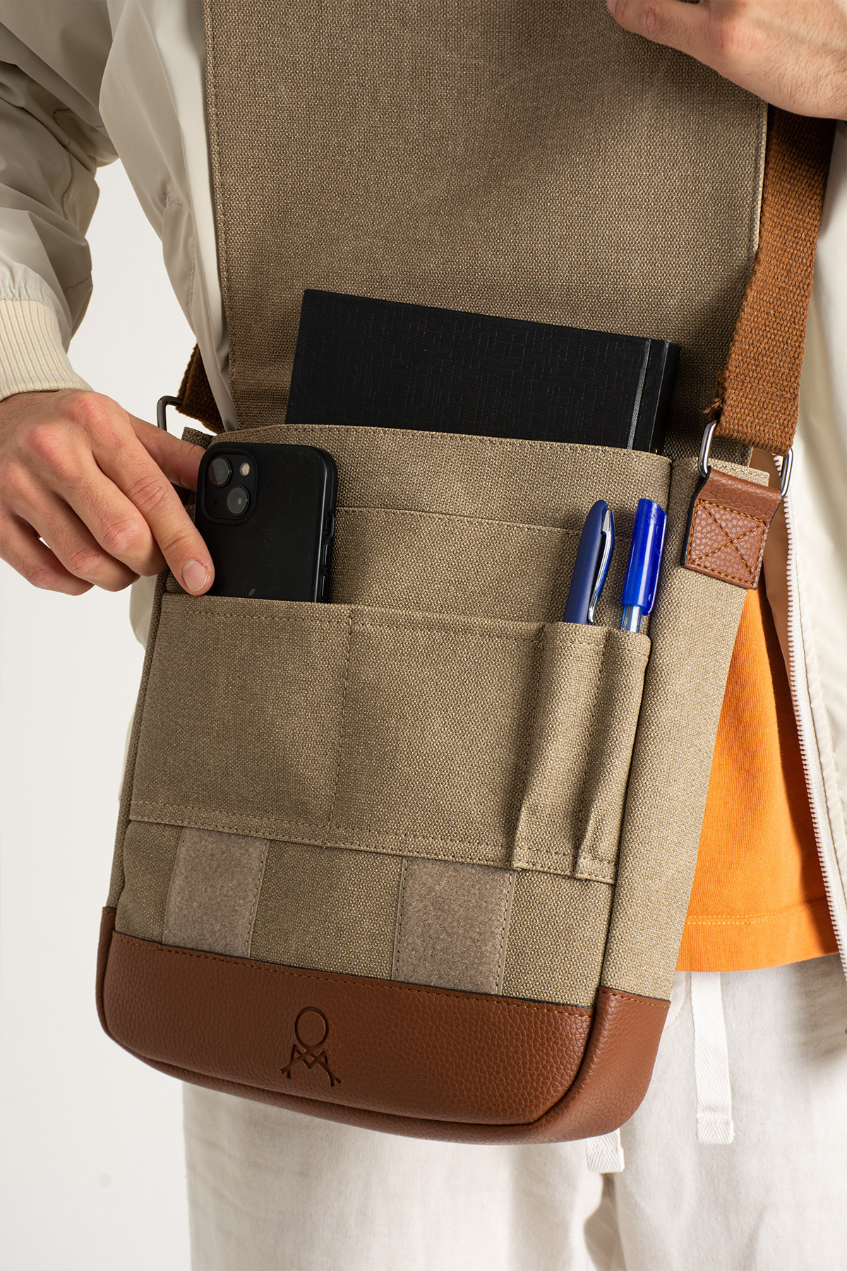 M 417 Mega Bag Unısex Kanvas Postacı Çantası Askılı Çanta Omuz Çanta