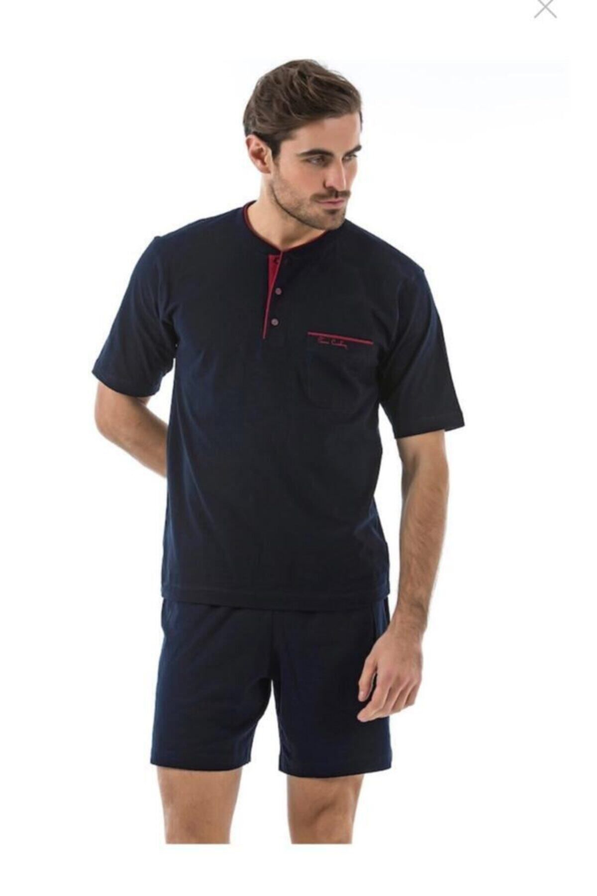 Pierre Cardin 5370 Pijama Şort 3 Lü Damat Çeyiz Seti