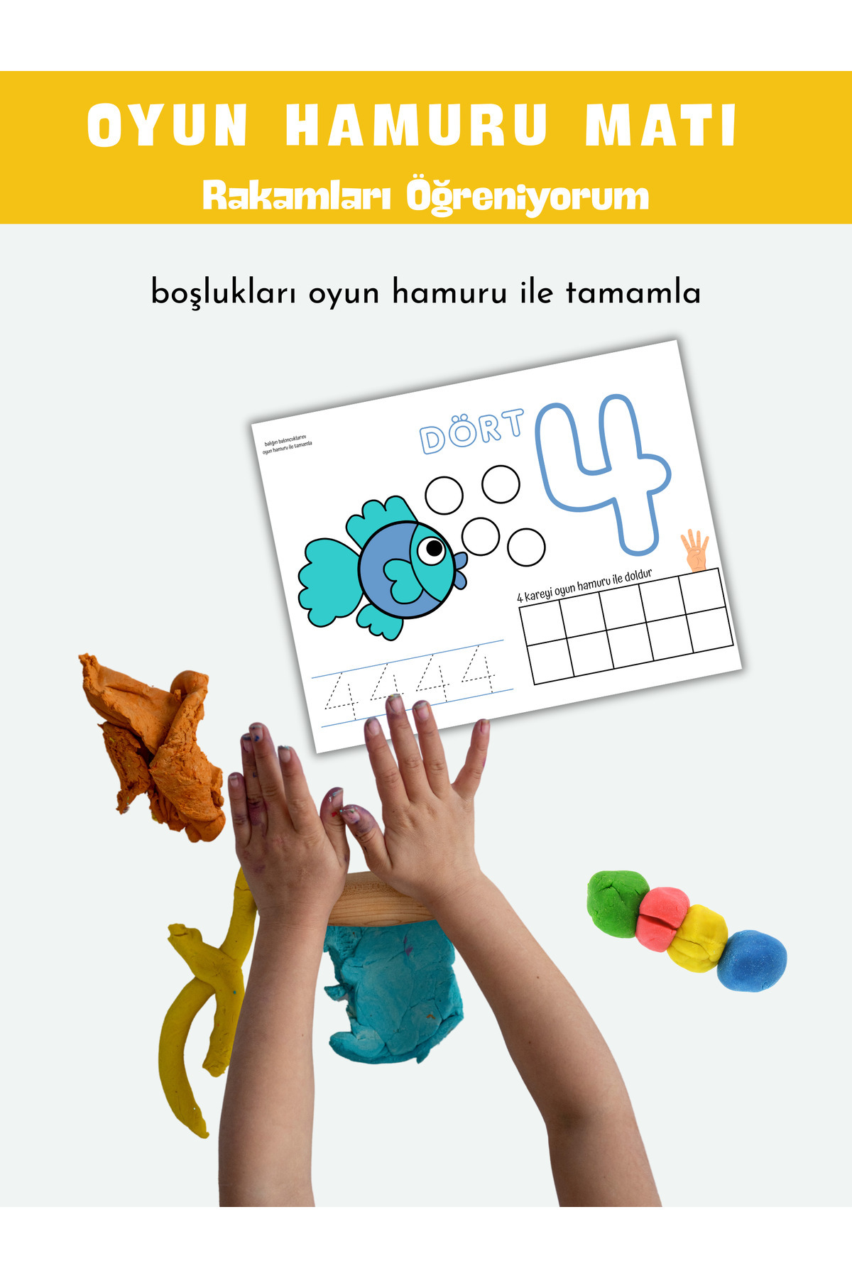 North And Peak Yaz-sil Rakam Oyun Hamuru Matı | 1-10 Arası Sayılar Ve Alıştırma Seti (A5 - LAMİNELİ) Kalem Hediyeli fotoğrafı 3 (önizleme)