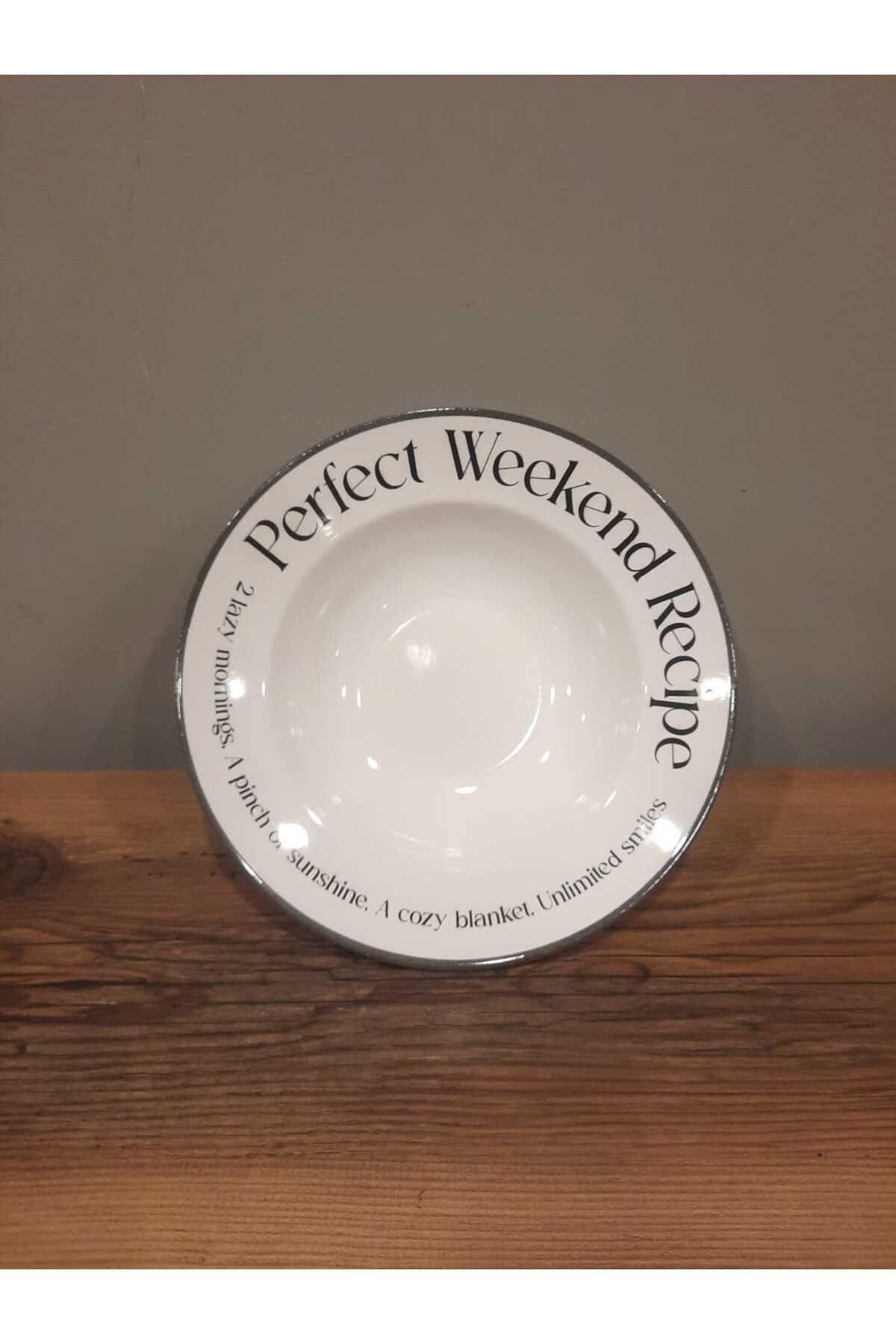 Keramika KERAMİKA MAKARNA TABAĞI 26 CM PARLAK DİJİTAL BASKI