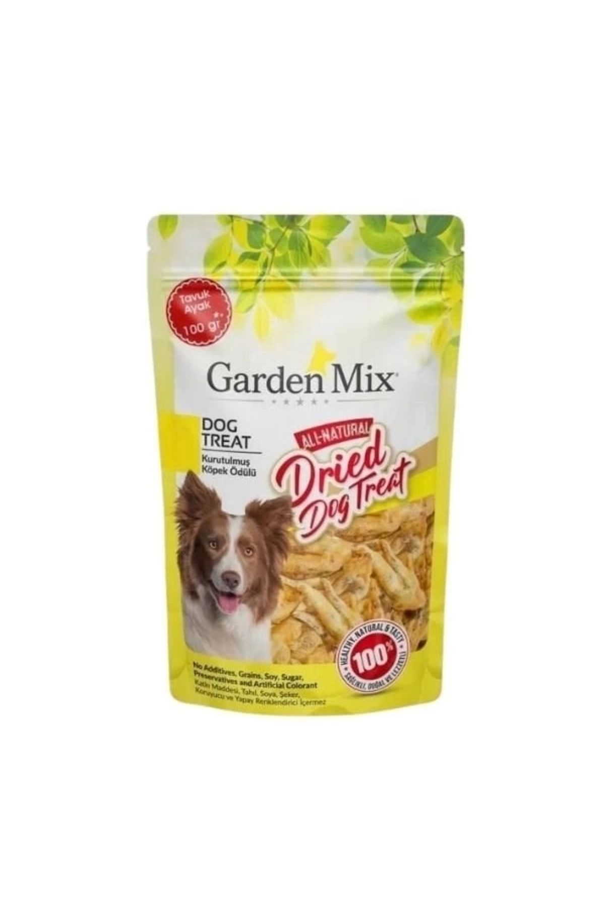 YNT İthalat Gardenmix Kurutulmuş Tavuk Ayak Köpek Ödül Maması 100 Gr