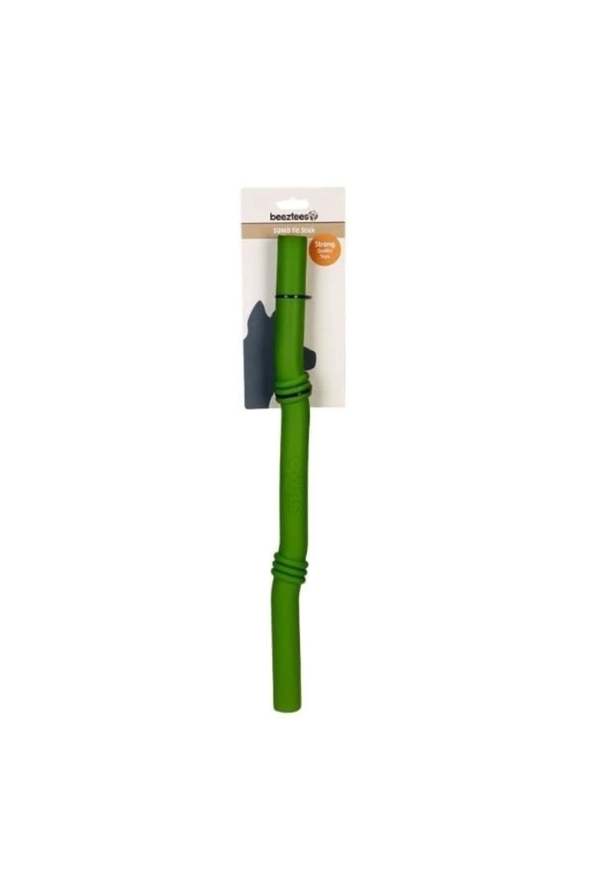YNT İthalat Beeztees Sumo Stick Fit Çubuk Kauçuk Köpek Oyuncağı Yeşil 50 Cm