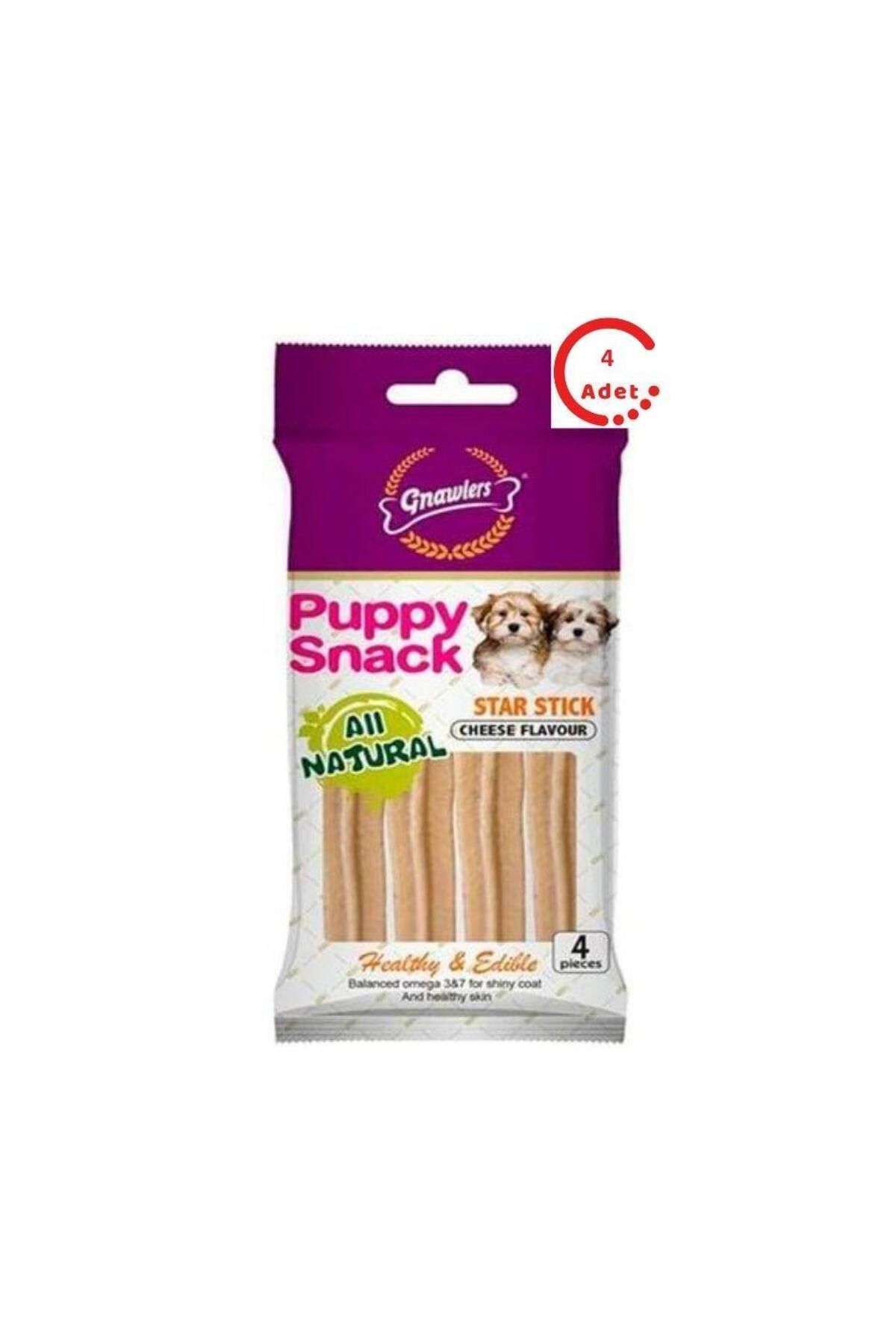 Gnawlers Köpek Ödülü Star Stick Peynir Aromalı 4'lü Paket x 4 Adet