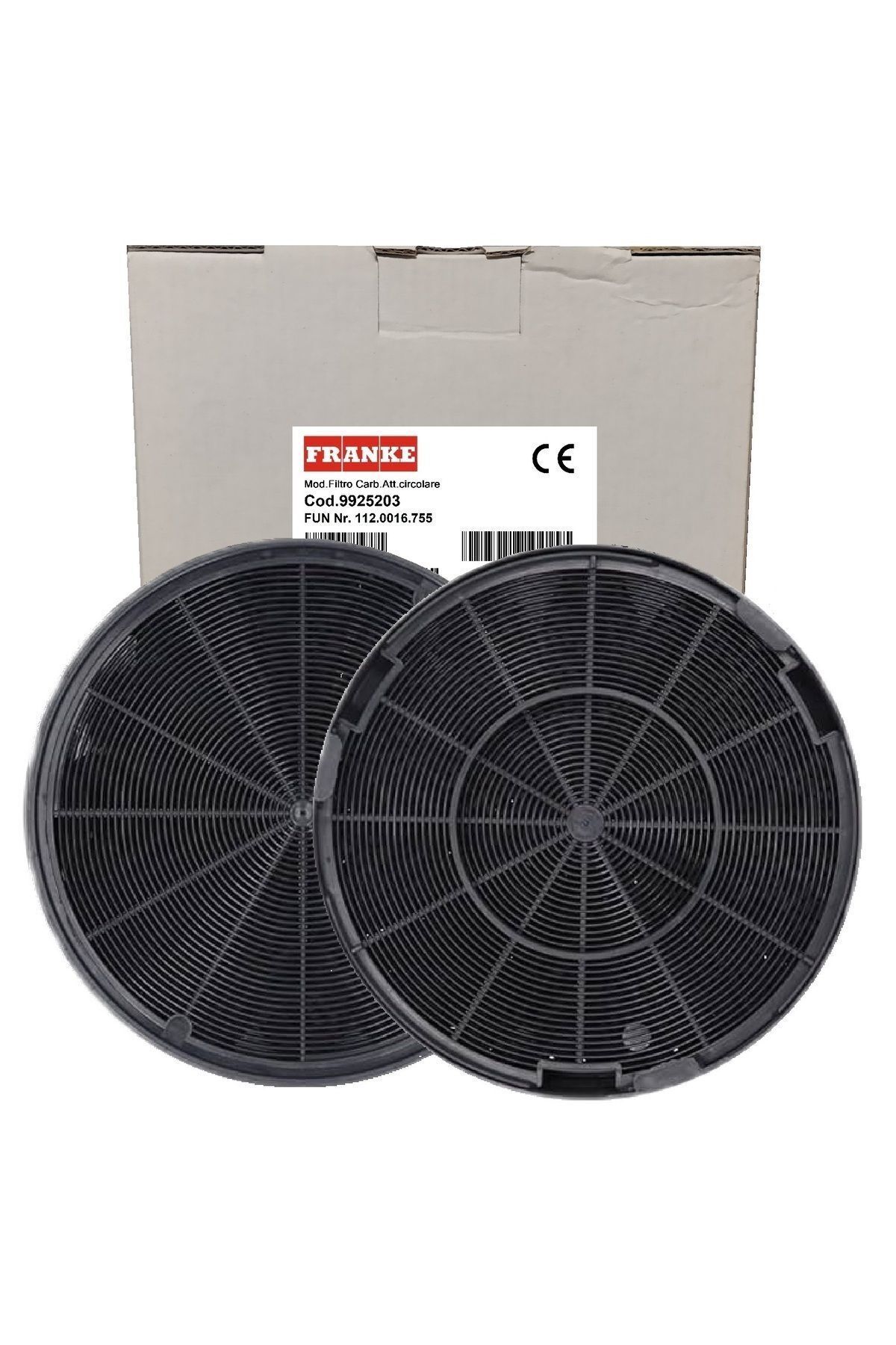 FNRN DAVLUMBAZ DOMINOX KARBON FİLİTRE 625 V BK A SİYAH 60cm (110.0361.182)