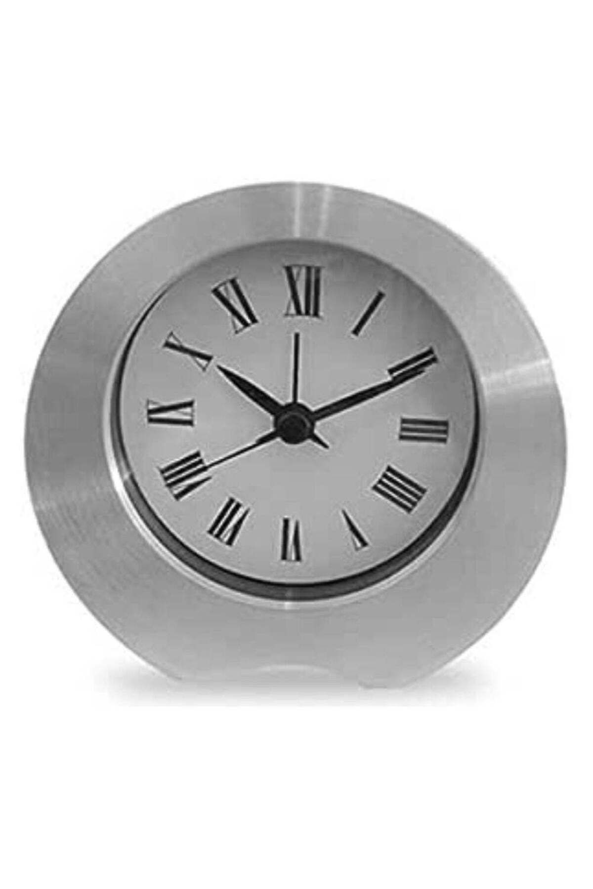 Generic-Vitacelli Desk Clock Analog Alarm Clock Handheld Size Silent Sweep (Metal) 1