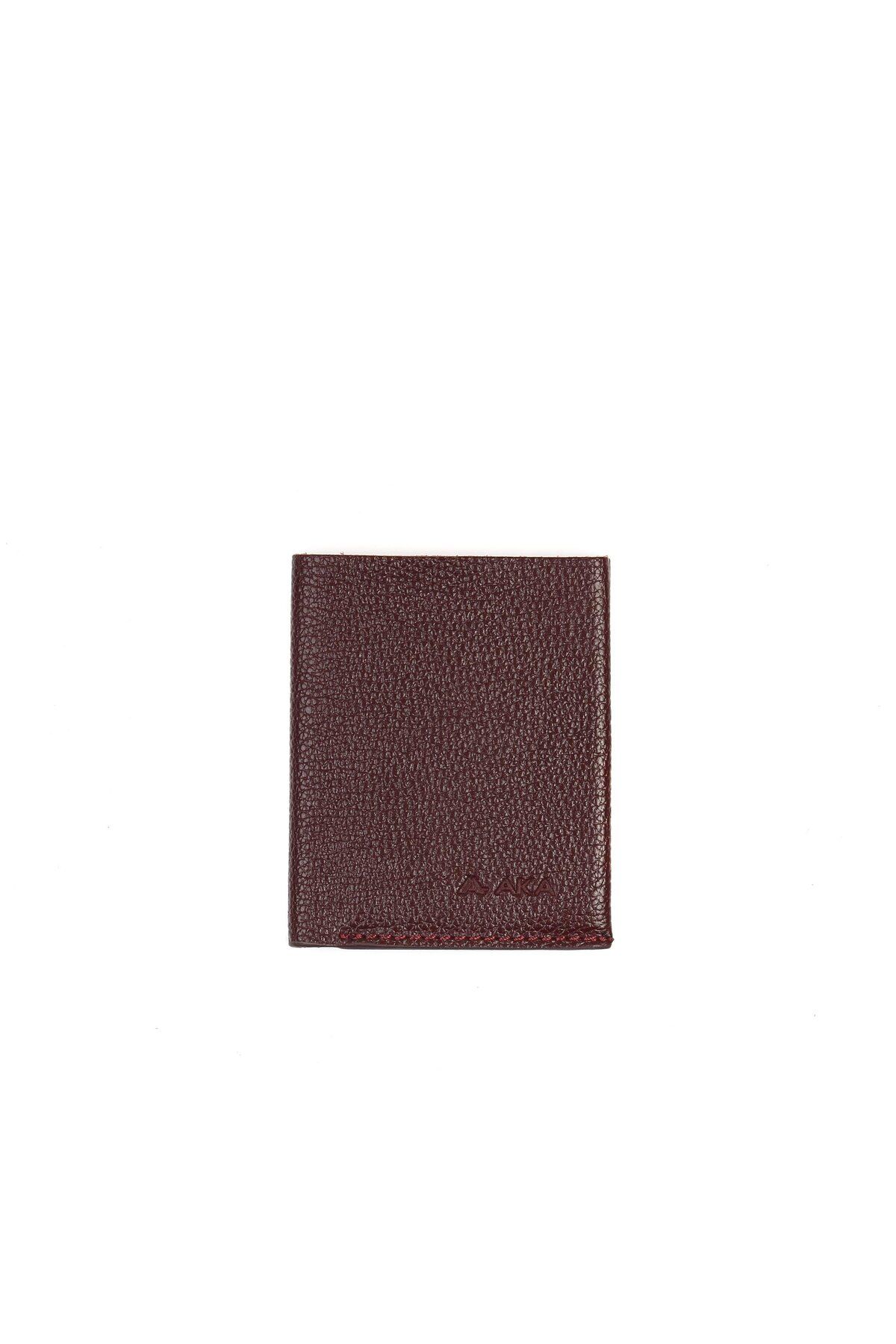 Aka Deri Bordo Erkek Cüzdanı 563 70