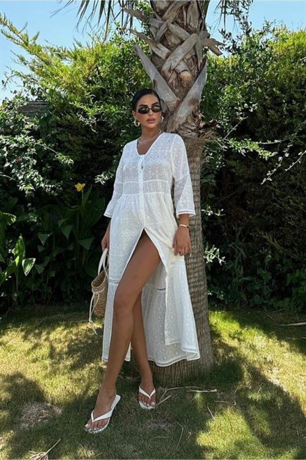 velmorafashion Jessyca Dantelli Brode Elbise 2515-13