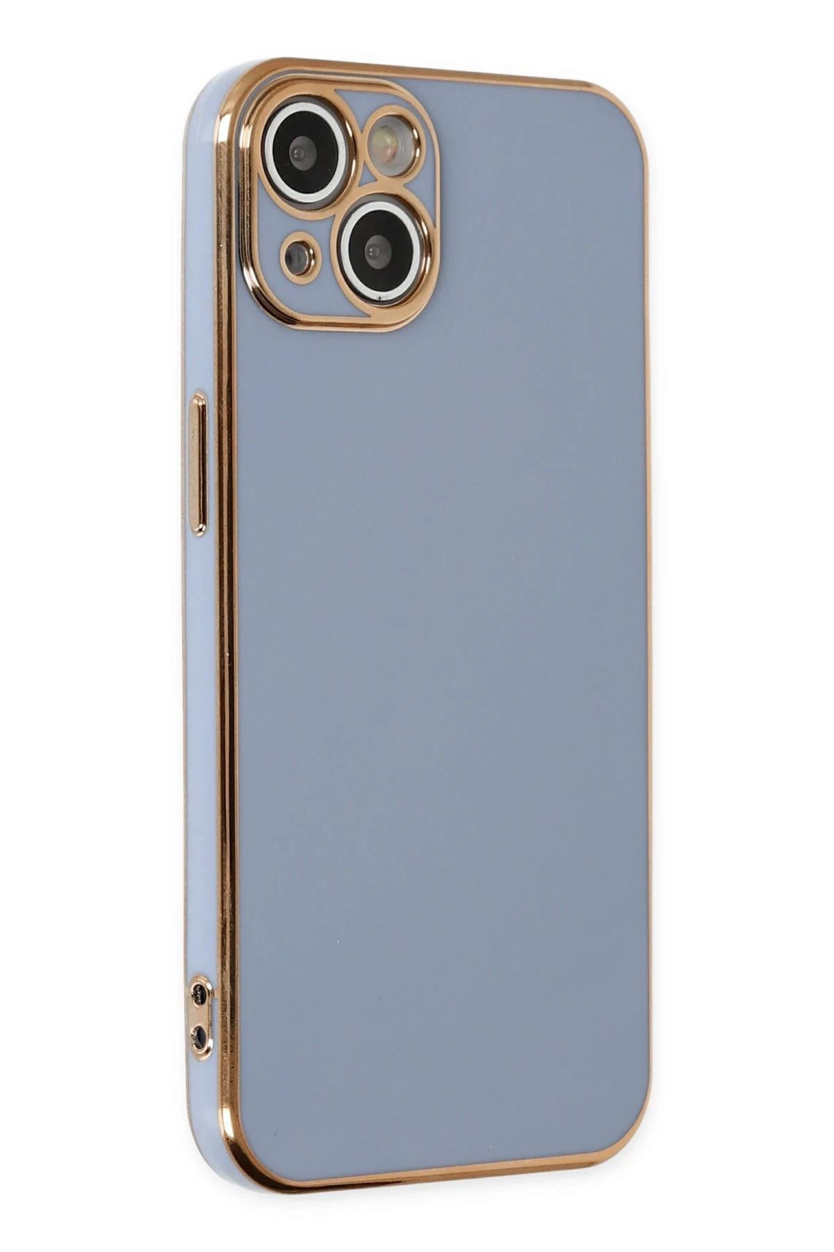 NewFace iPhone 14 Kılıf Volet Silikon - Mavi JOJUA