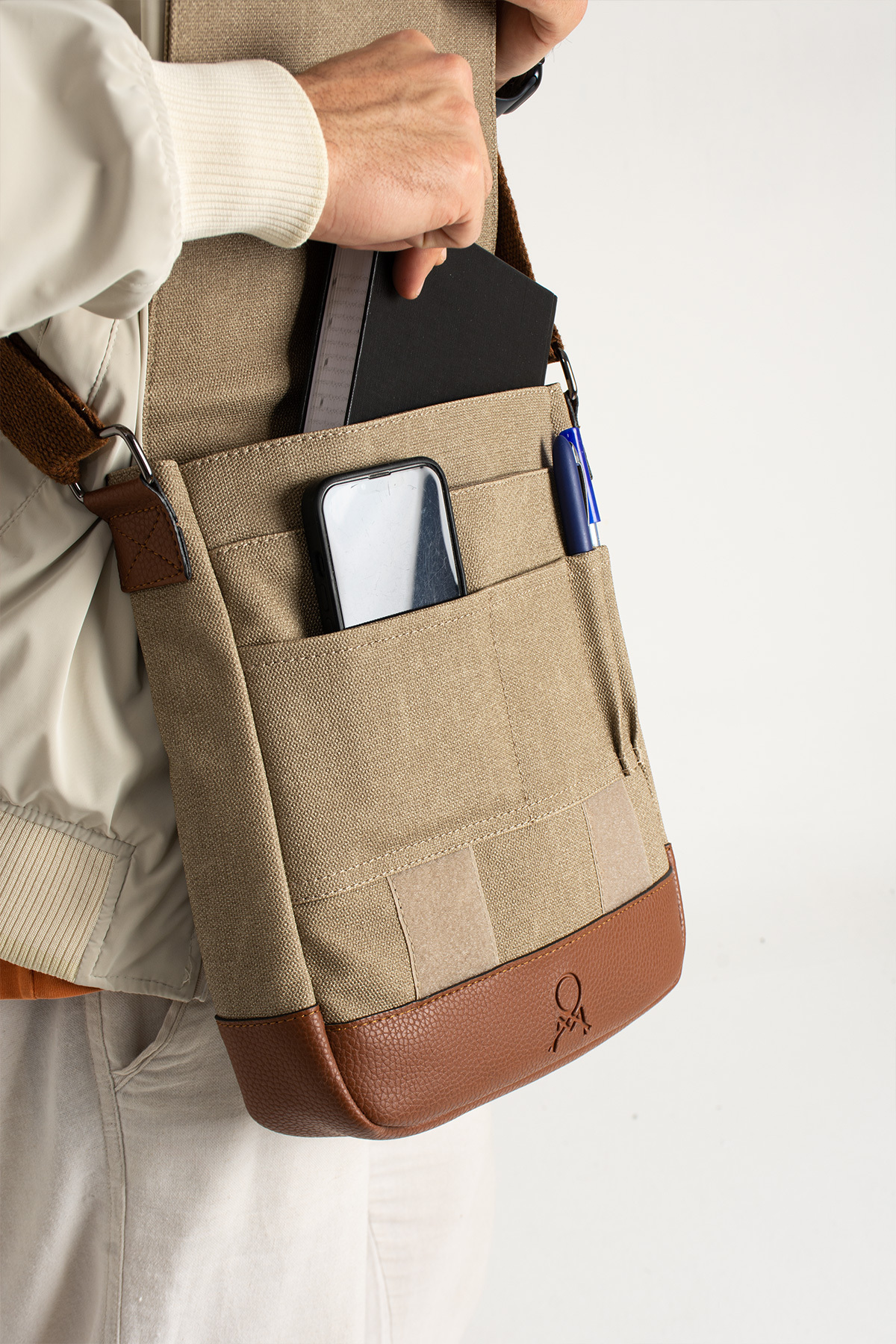 M 417 Mega Bag Unısex Kanvas Postacı Çantası Askılı Çanta Omuz Çanta
