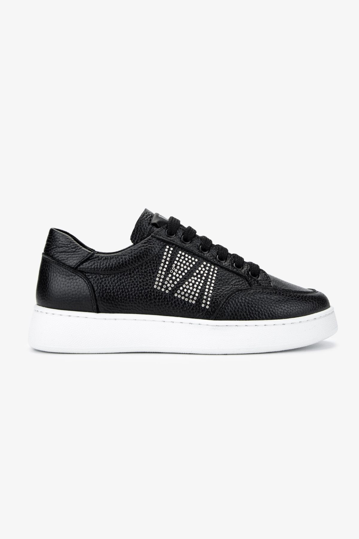 Valmenti Kadın Hakiki Deri Siyah Floter Sneakers & Spor Ayakkabı