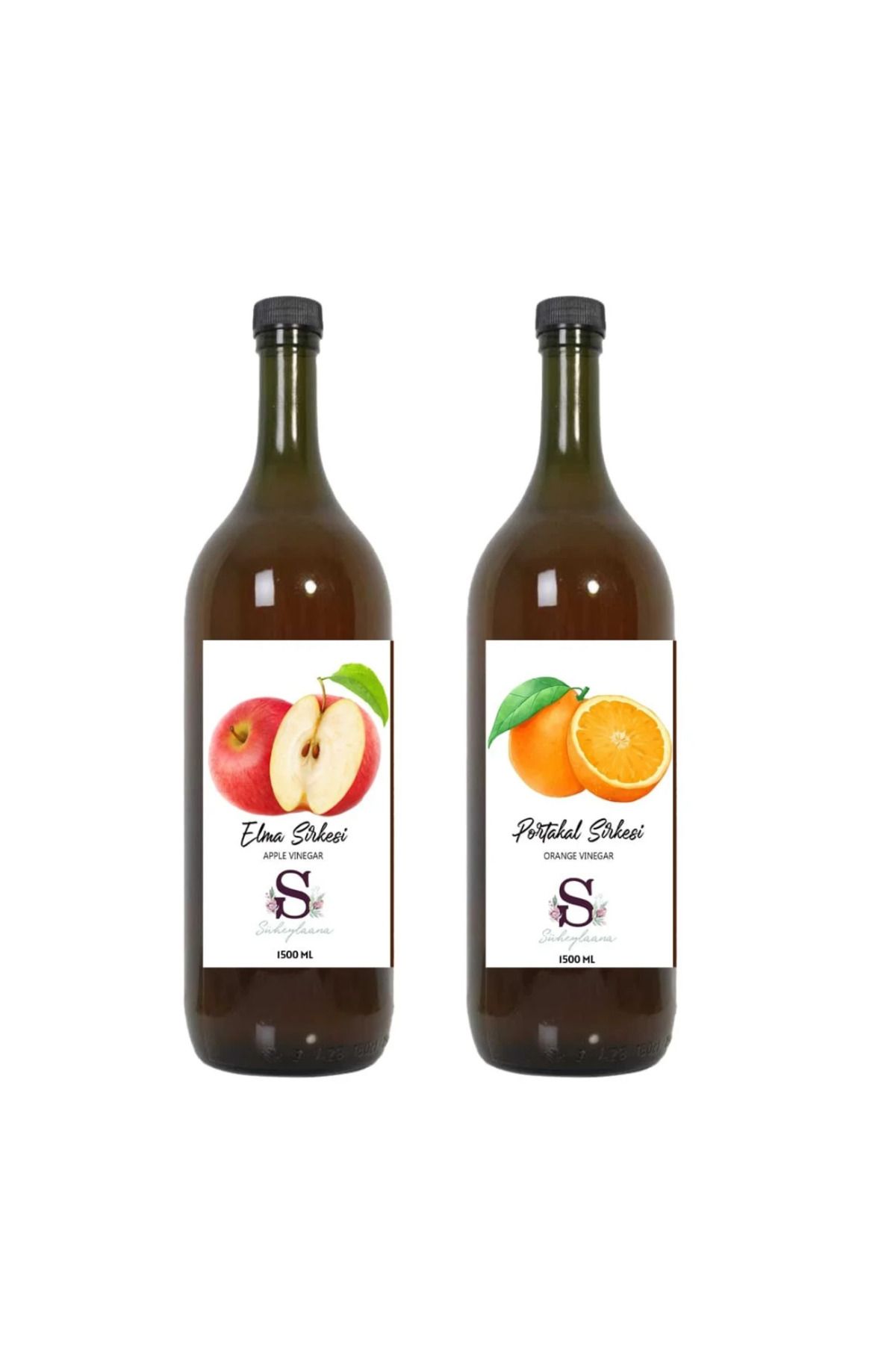 Süheylaana Doğal Elma ve Portakal Sirkesi 1500 ml