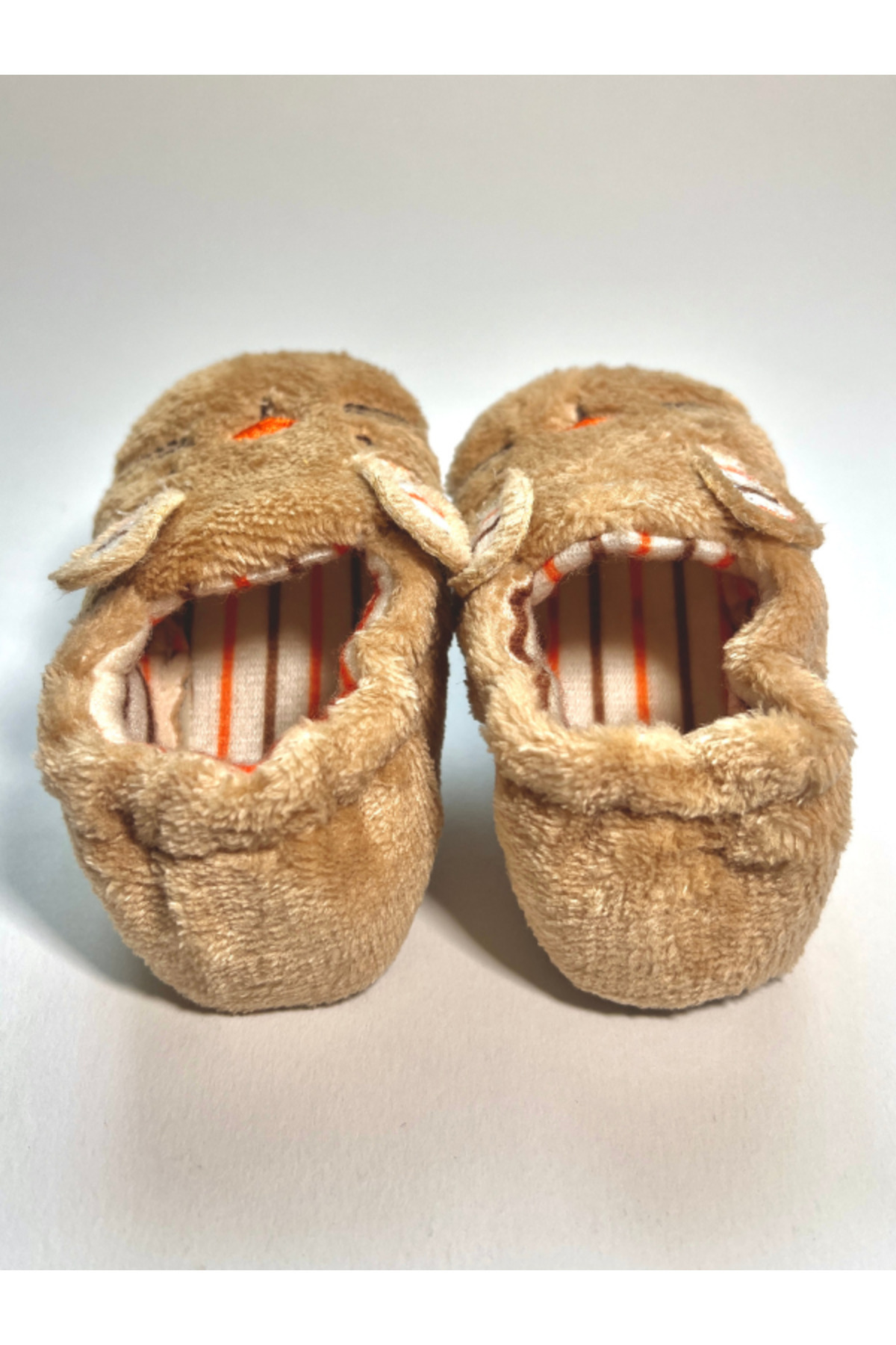 NonaPattini-Plush Baby Booties with Rabbit Figure 3