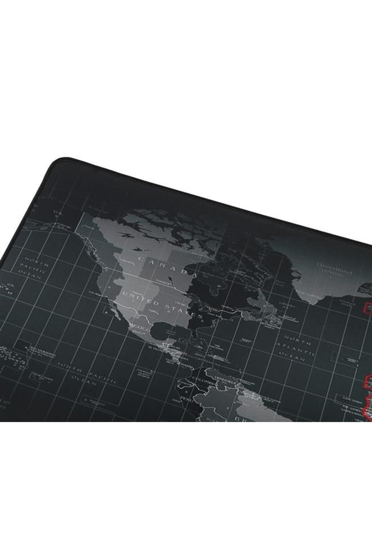zola-Mouse pad, rubberized for gaming, World Map, 80x30cm 8