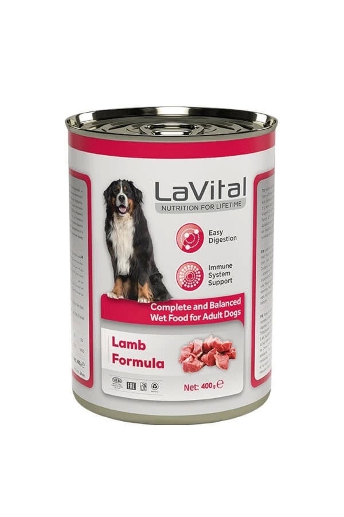 YNT İthalat Lavital Adult Kuzulu Bağışıklık Sistemi Destekleyici Yetişkin Köpek Konservesi 400 Gr