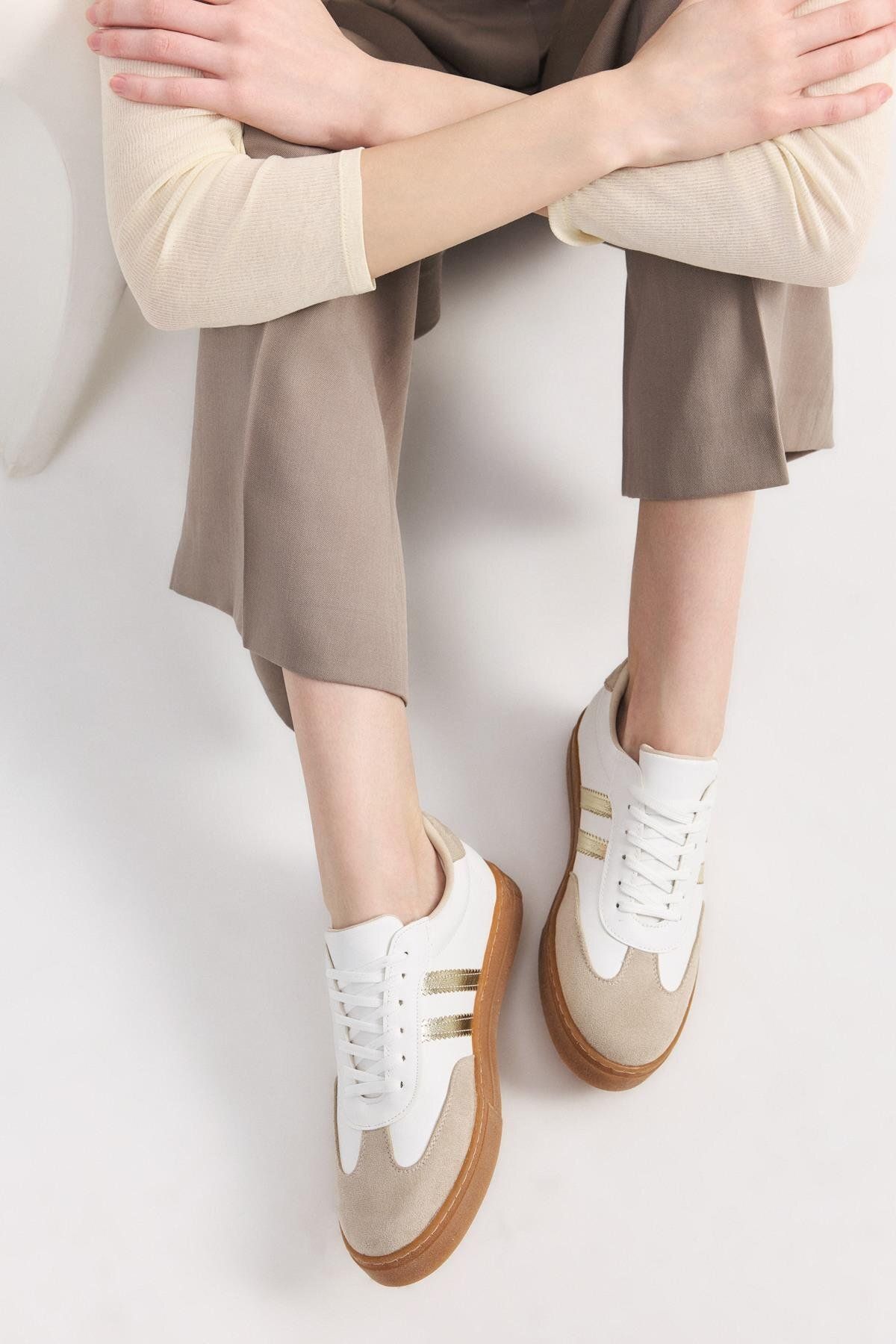 Yaya by Hotiç-Pantofi sport albi de damă 2