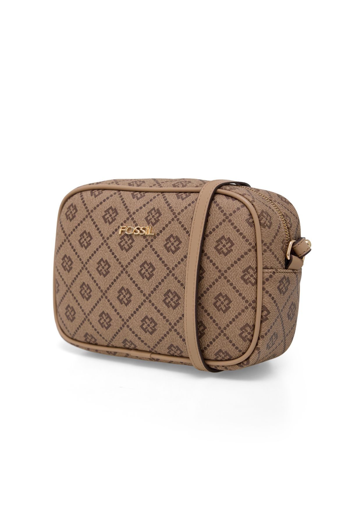 Fossil-Women's Mink Shoulder Bag with Trams 05Fs22Y283 2