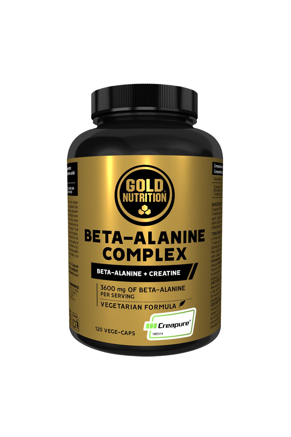 GOLDNUTRITION Supliment Crestere Putere Exploziva Si Masa Musculara Beta-alanine Complex 120 Capsule - One Size
