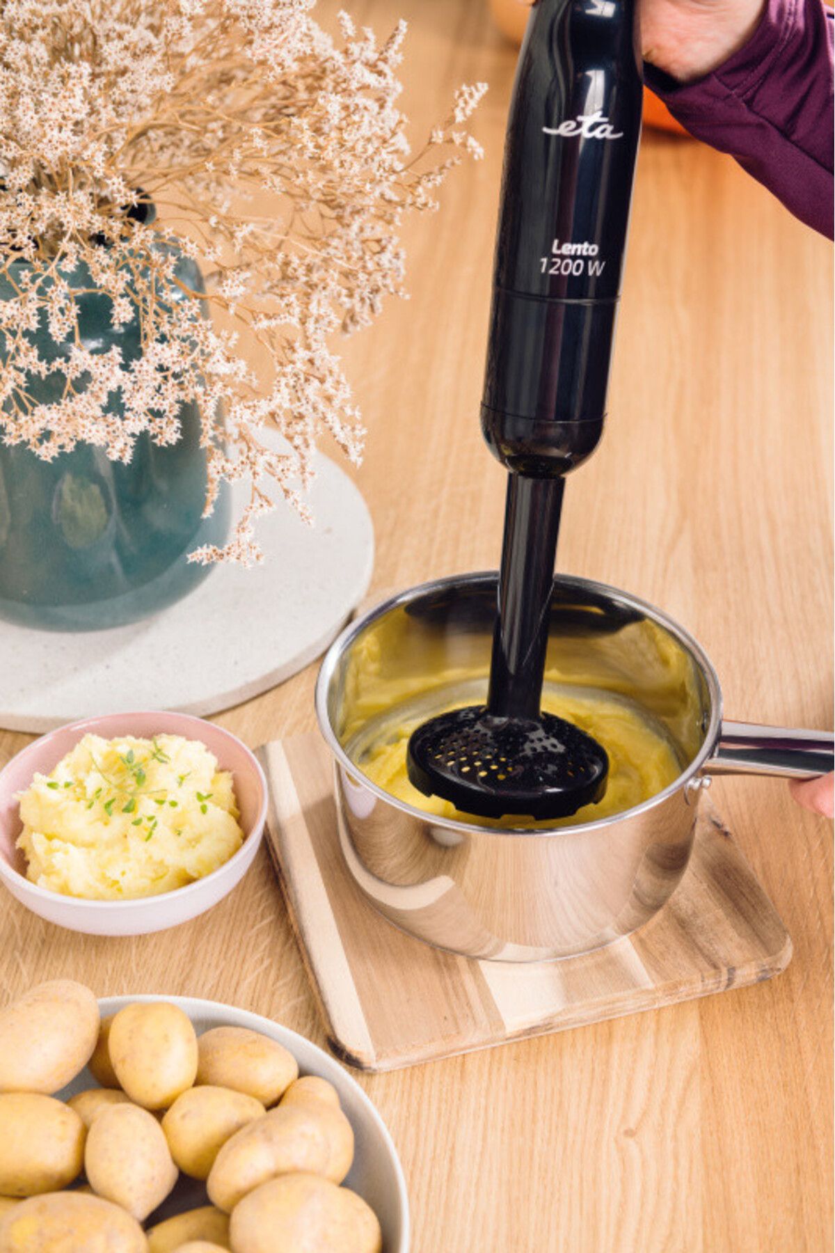 ETA-Blender de mana 4 in 1 ETA Lento 4017 90000, 1200 W, 2 recipiente, atasament piure 14