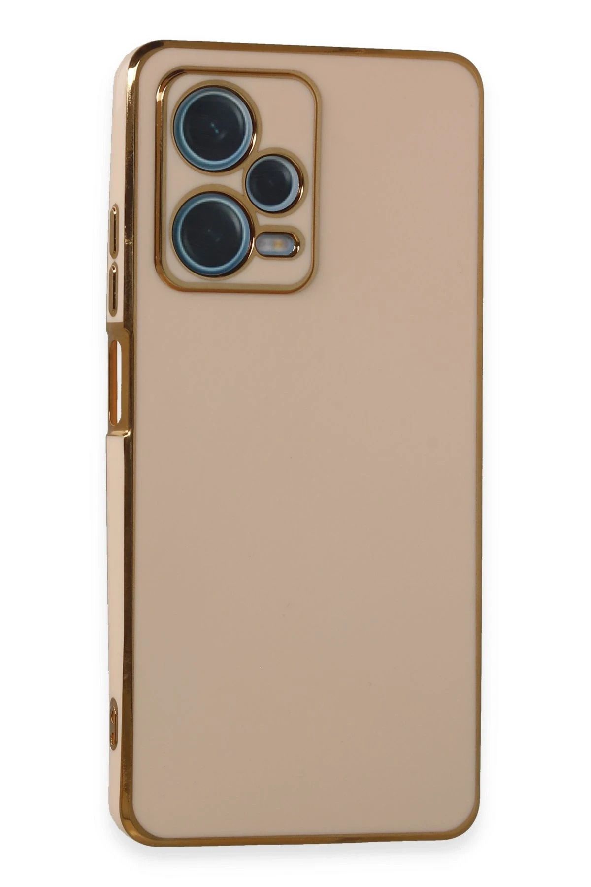 NewFace Xiaomi Redmi Note 12 Pro Plus Kılıf Volet Silikon - Pembe LZWDR