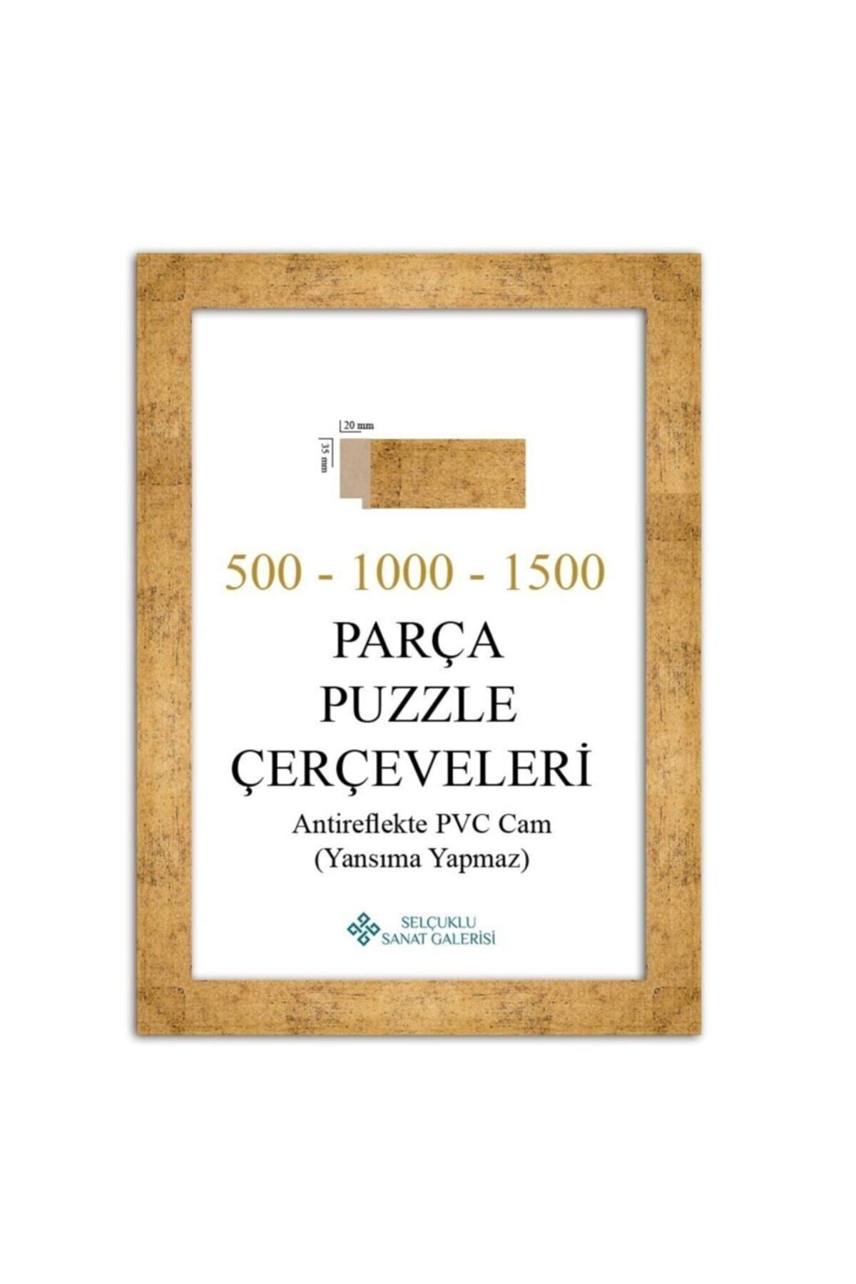 AS TİCARET Puzzle Çerçevesi 30 Mm 35x50 Cm (500'luk) Eskitme Yaldız