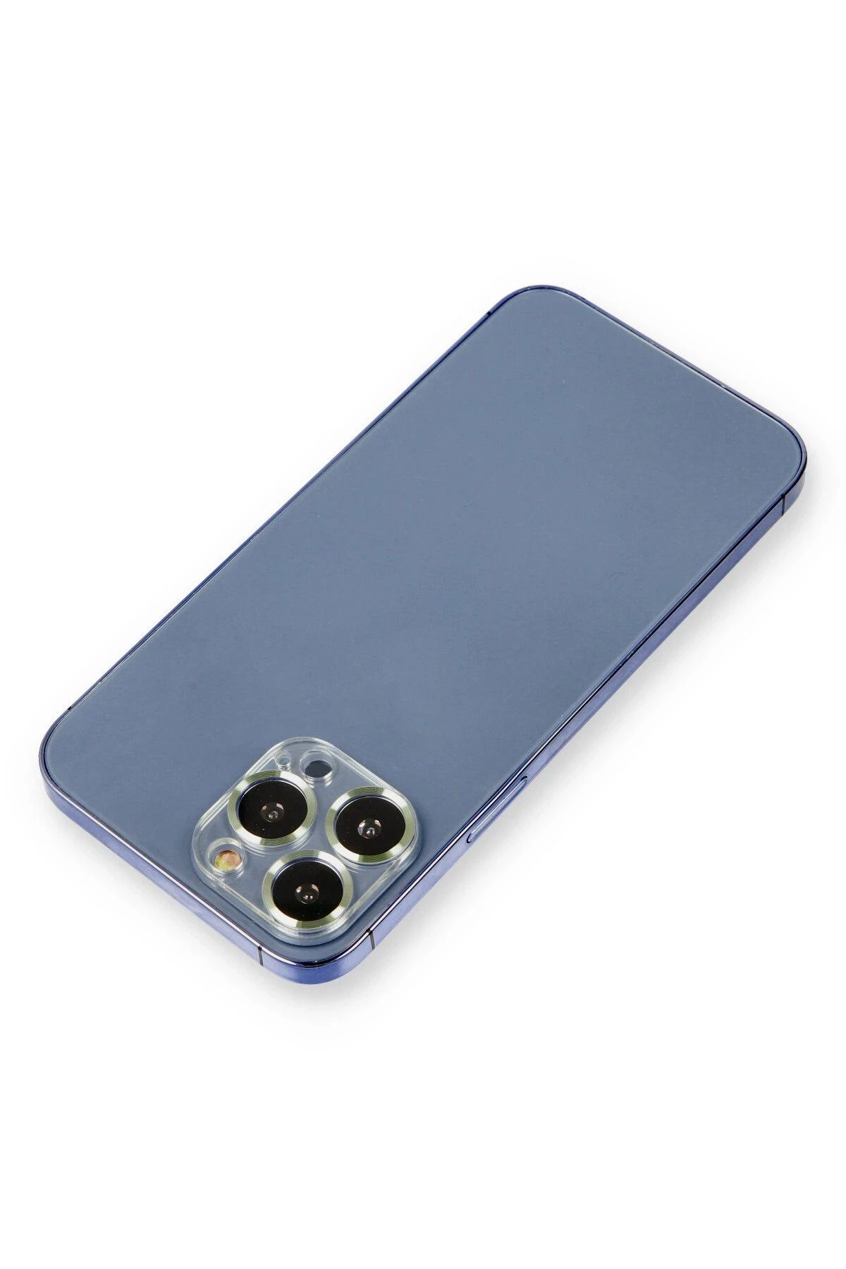 NewFace iPhone 13 Pro Metal Kamera Lens Koruma Cam - Açık Yeşil ALMLA