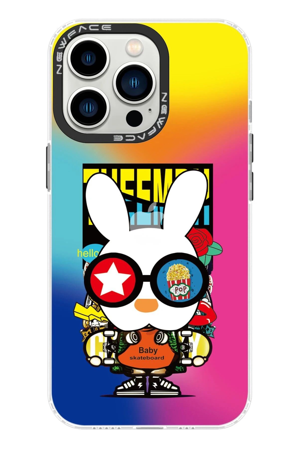 NewFace iPhone 14 Pro Kılıf Estoril Desenli Kapak - Estoril - 10 JOJUA