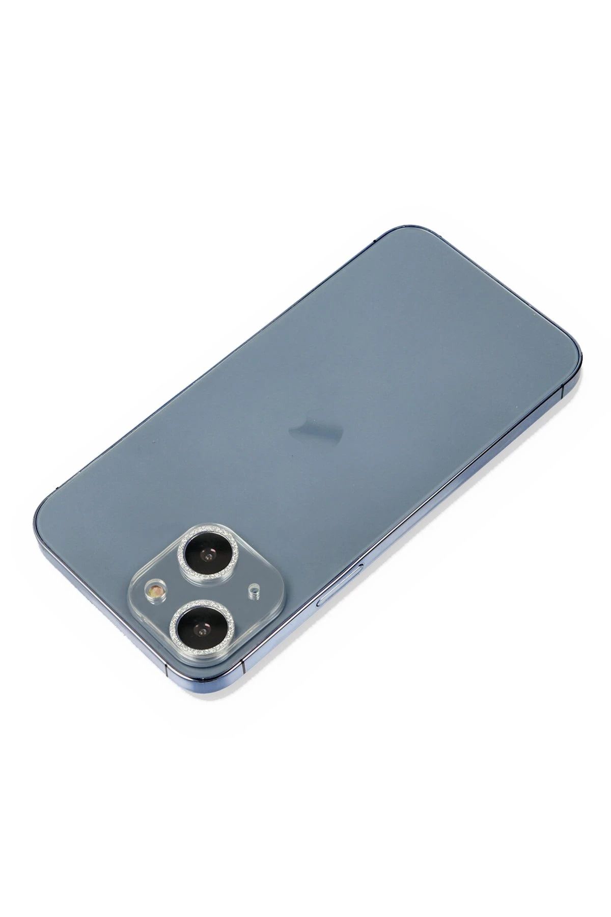 NewFace iPhone 13 Shine Kamera Lens Koruma Cam - Gümüş DRSTR