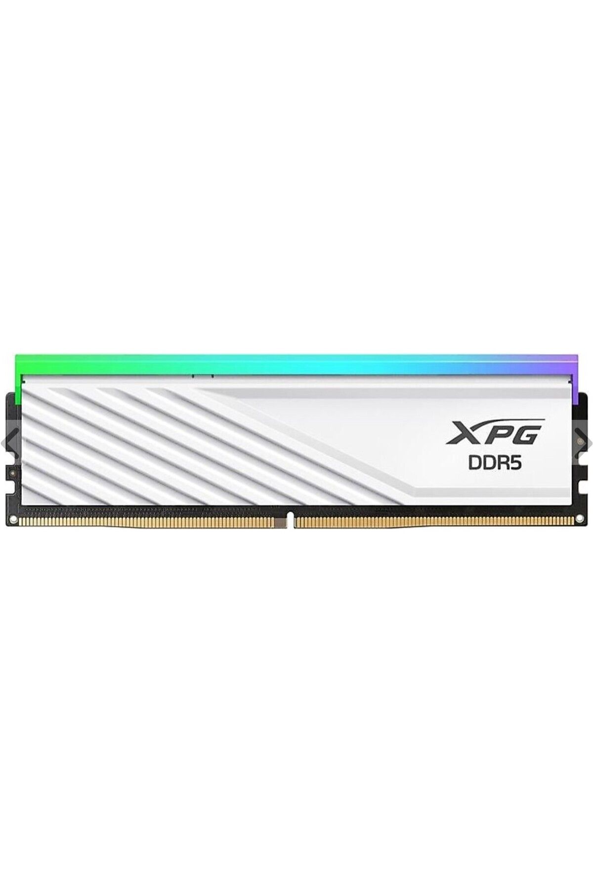 XPG Lancer Blade Beyaz RGB DDR5-6400Mhz CL32 48GB (2x24GB) Dual Kit (32-39-39) 1.40V