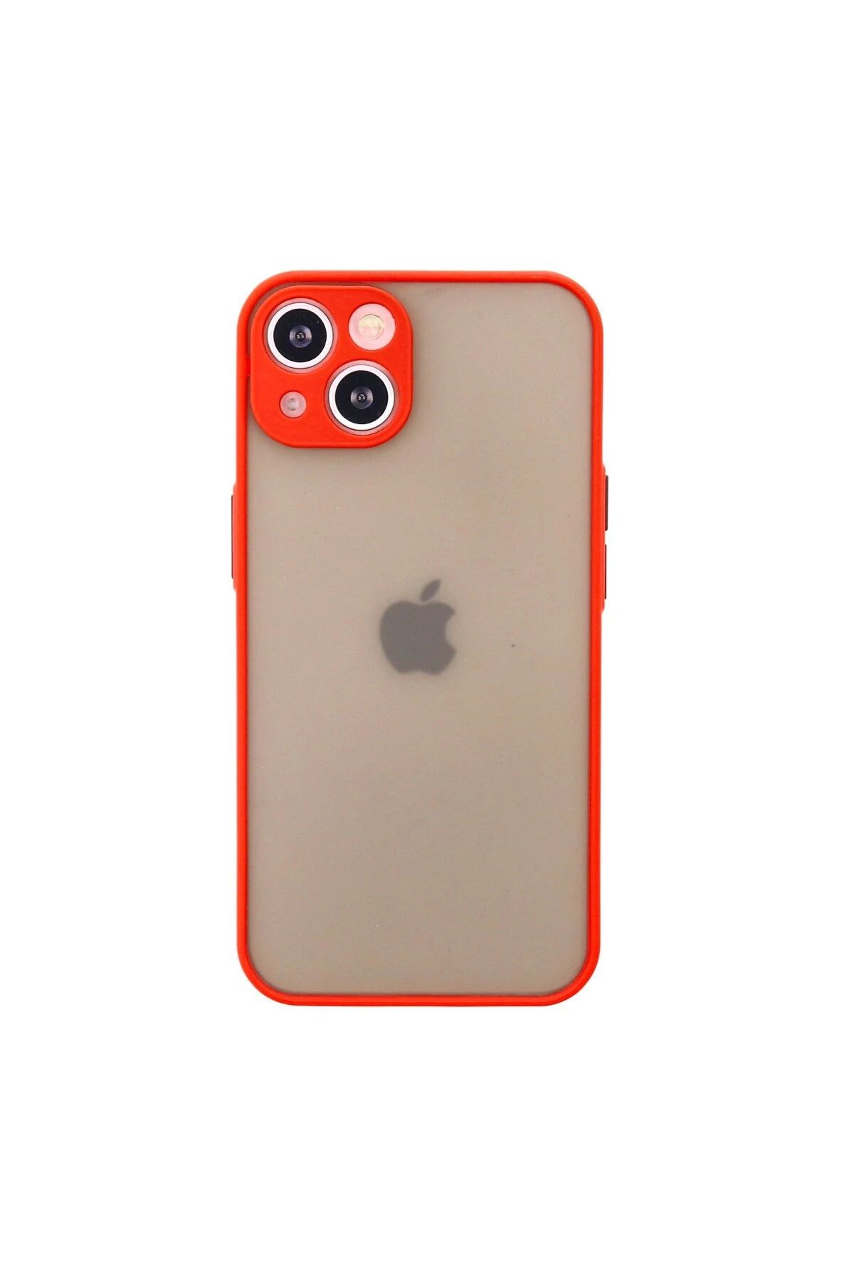 NewFace iPhone 14 Kılıf Montreal Silikon Kapak - Kırmızı BSTMY