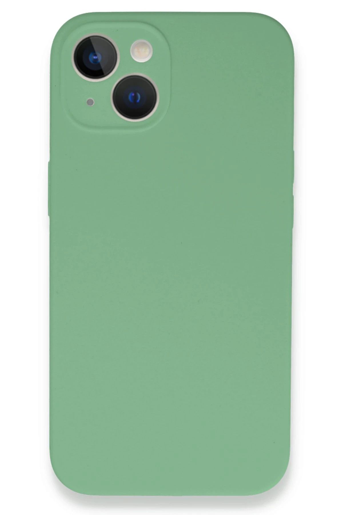 NewFace iPhone 13 Mini Kılıf Lansman Legant Silikon - Yeşil FERRG