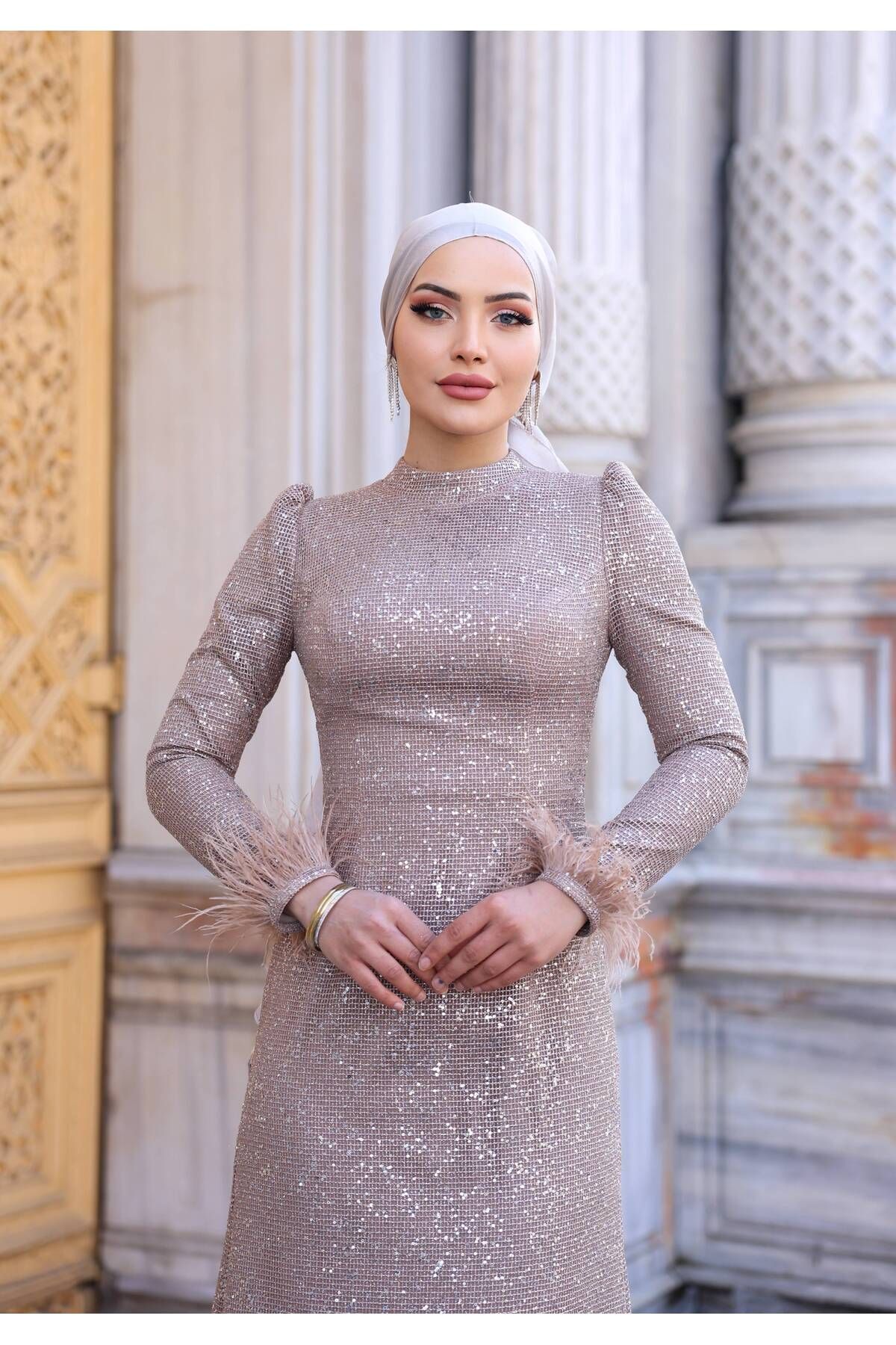 Halezademoda TESETTÜR ABİYE SAKURA