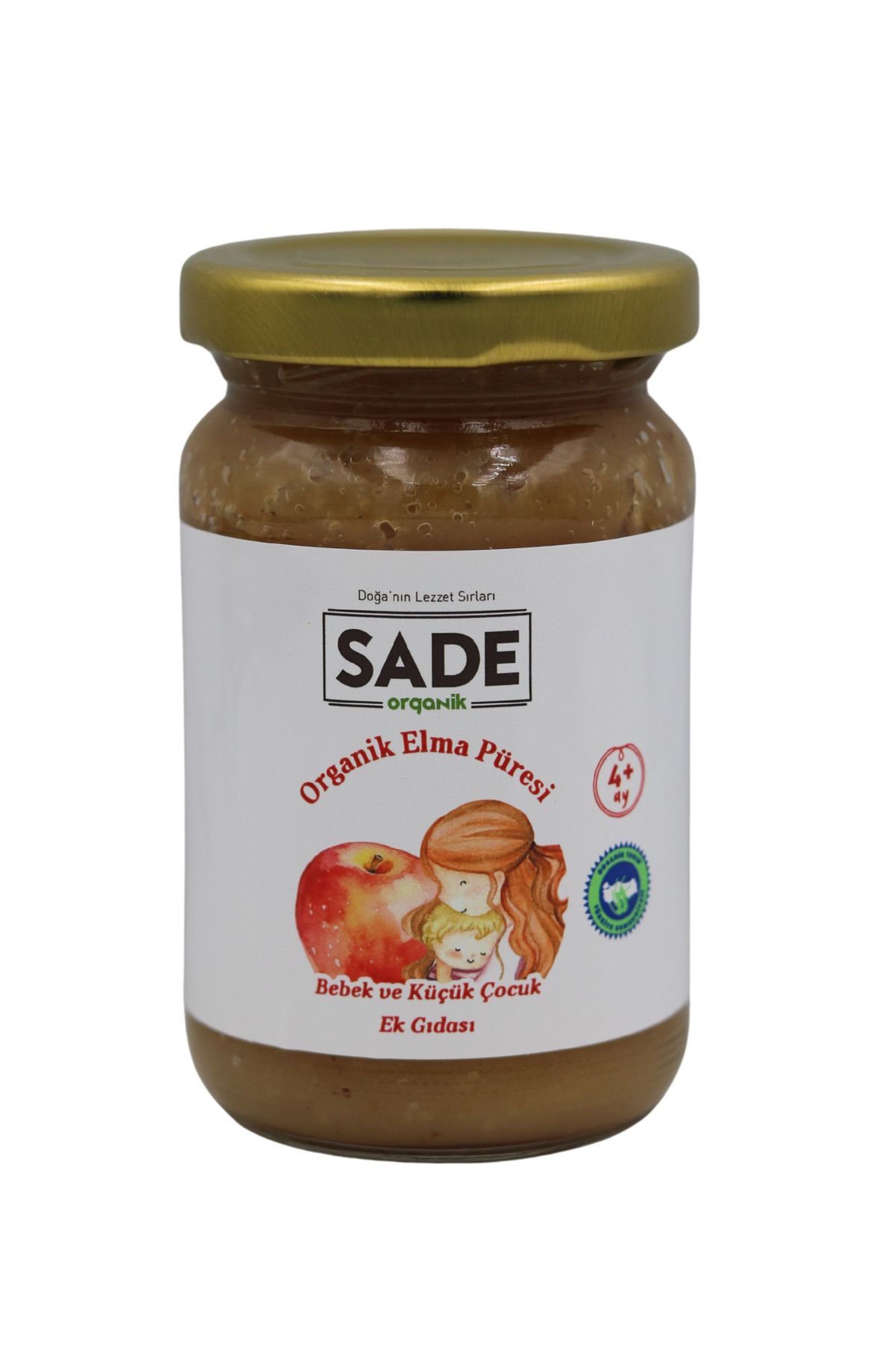 Sade Organik Organik Elma Püresi 100gr
