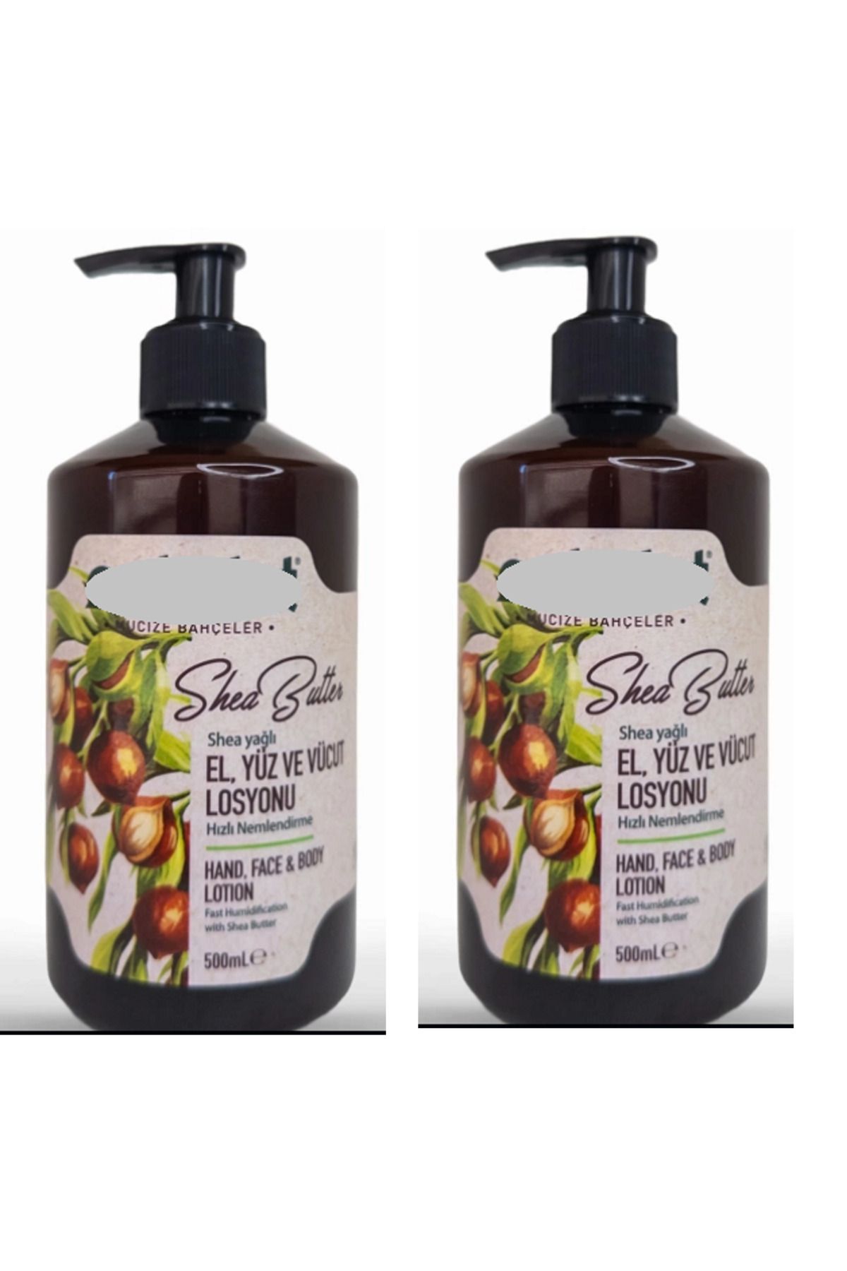 Der Shine El-vücut Losyonu Shea Butter 500 ml+500 ml