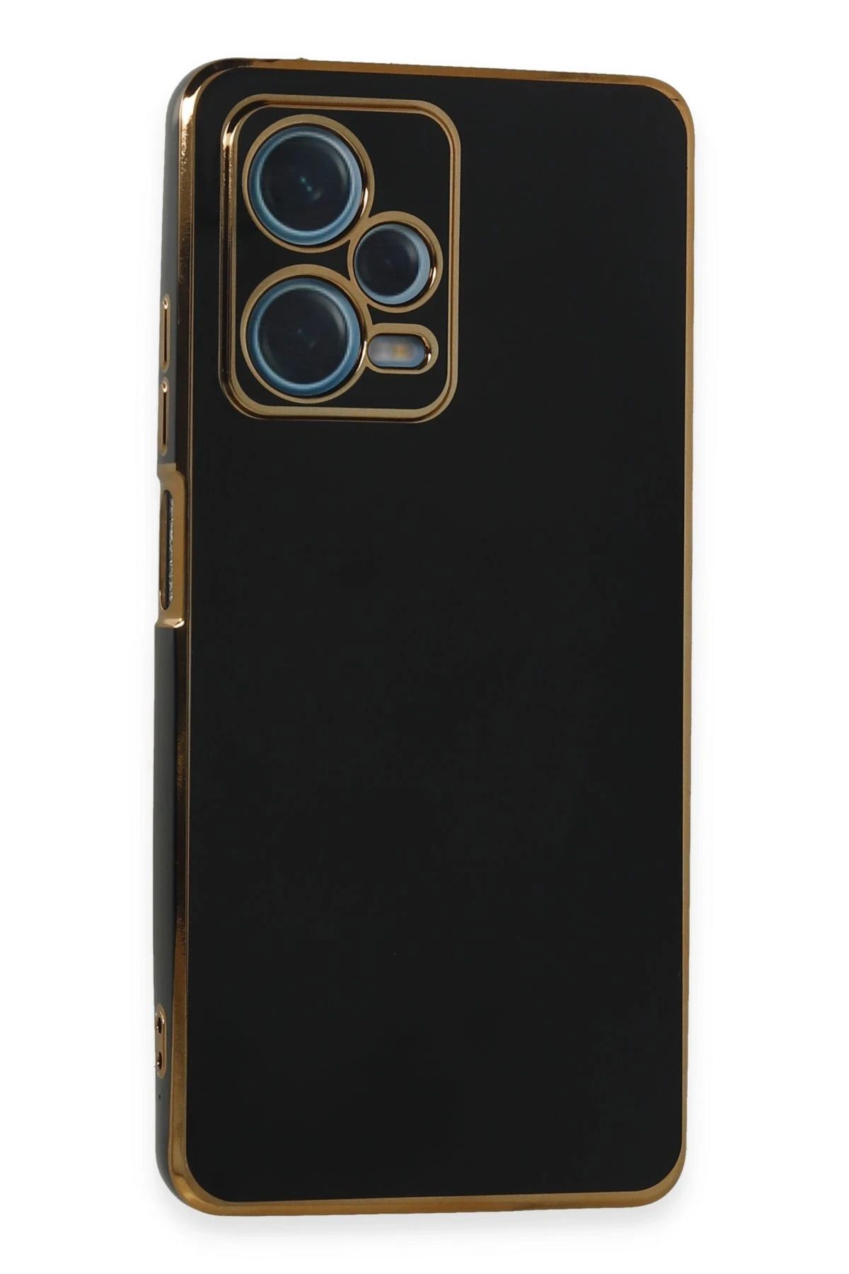 NewFace Xiaomi Redmi Note 12 Pro Plus Kılıf Volet Silikon - Siyah JOJUA