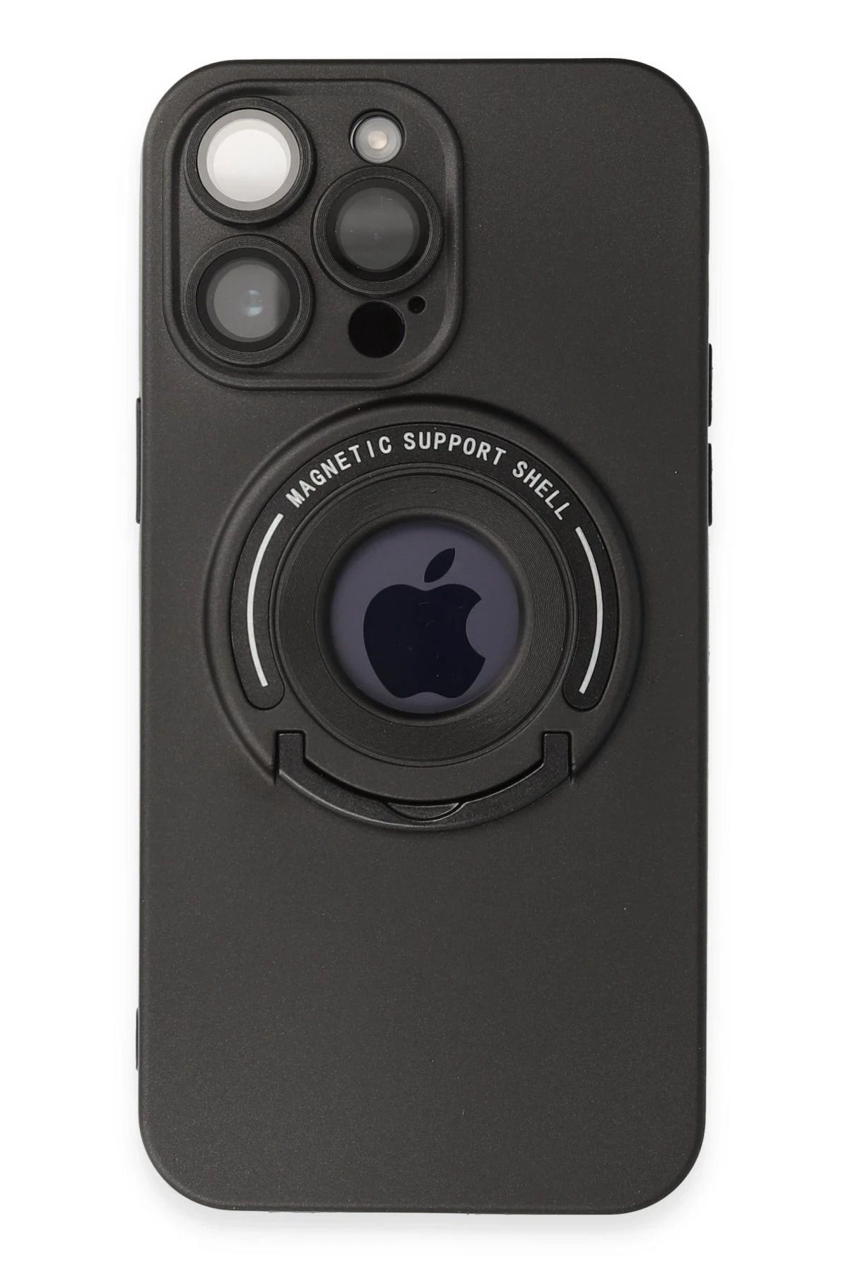 NewFace iPhone 13 Pro Max Kılıf Lukka Magneticsafe Kapak - Siyah YNSMR