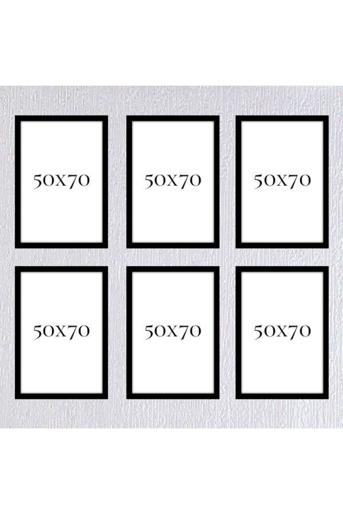 AS TİCARET Altılı 50x70 Çerçeve ( Postersiz ) - Bos1016