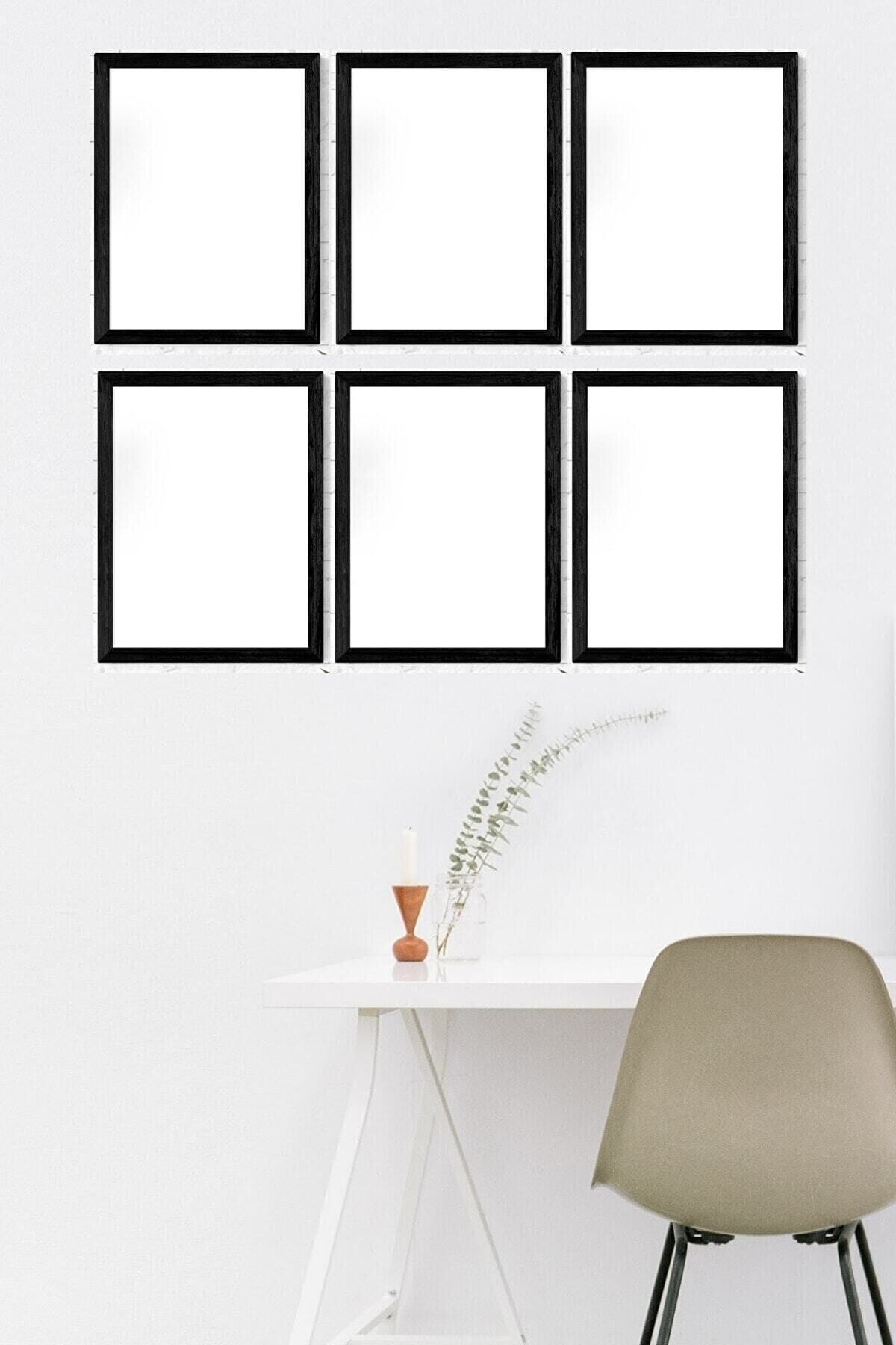 AS TİCARET 6 Lı A4 21x30 Ebatlarında Pvc Li Evrak Poster Resim Çerçevesi