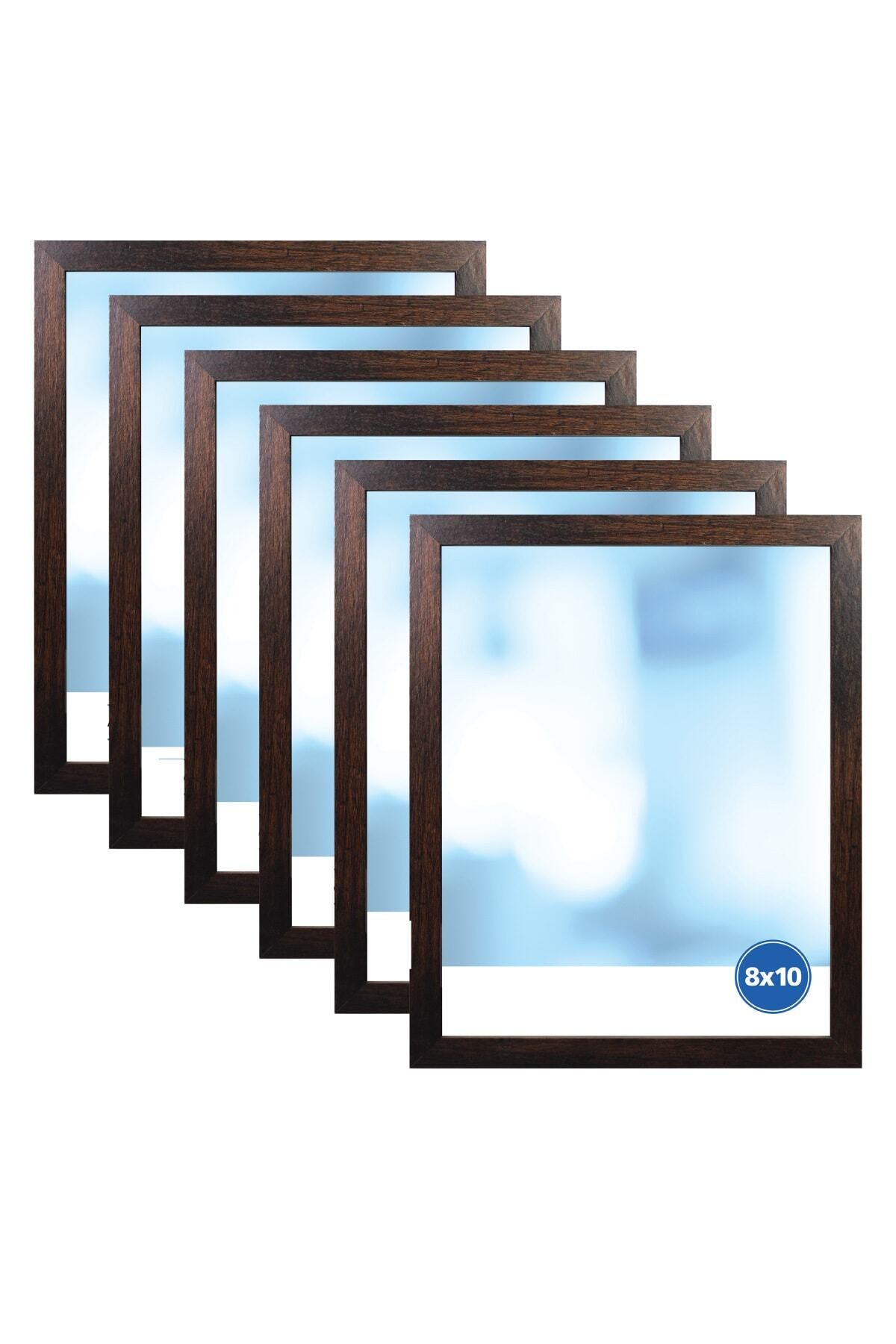AS TİCARET 20x25 6 Adet Fotoğraf Çerçevesi (kahverengi)