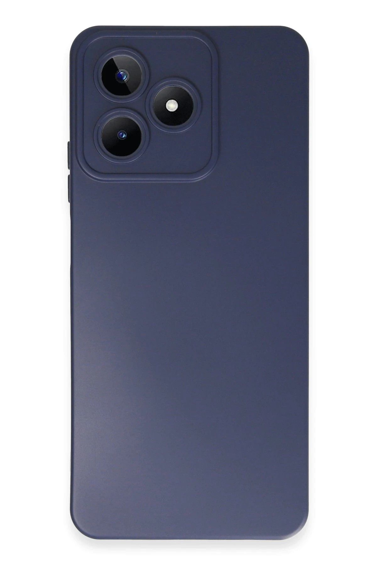 NewFace Realme C53 Kılıf Nano içi Kadife Silikon - Lacivert JOJUA