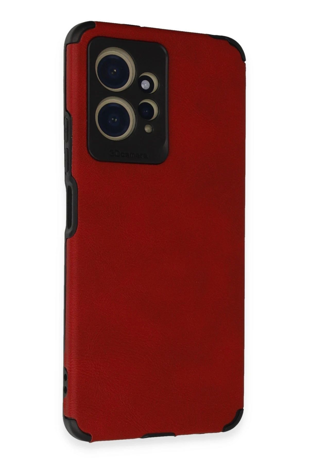 NewFace Xiaomi Redmi Note 12 4G Kılıf Loop Deri Silikon - Kırmızı INSLM