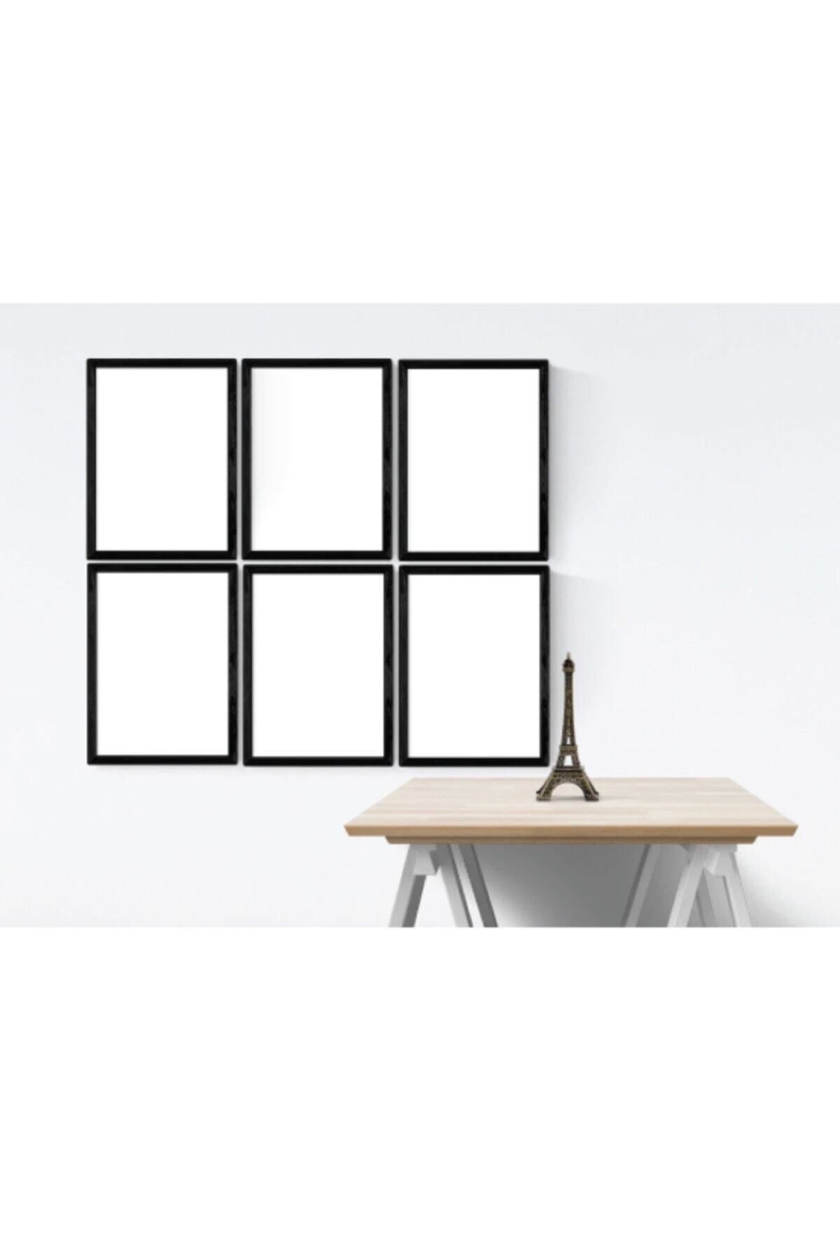 AS TİCARET 6'lı 30x40 (A3) Resim Çerçeve Seti Yatay Dikey Kullanım