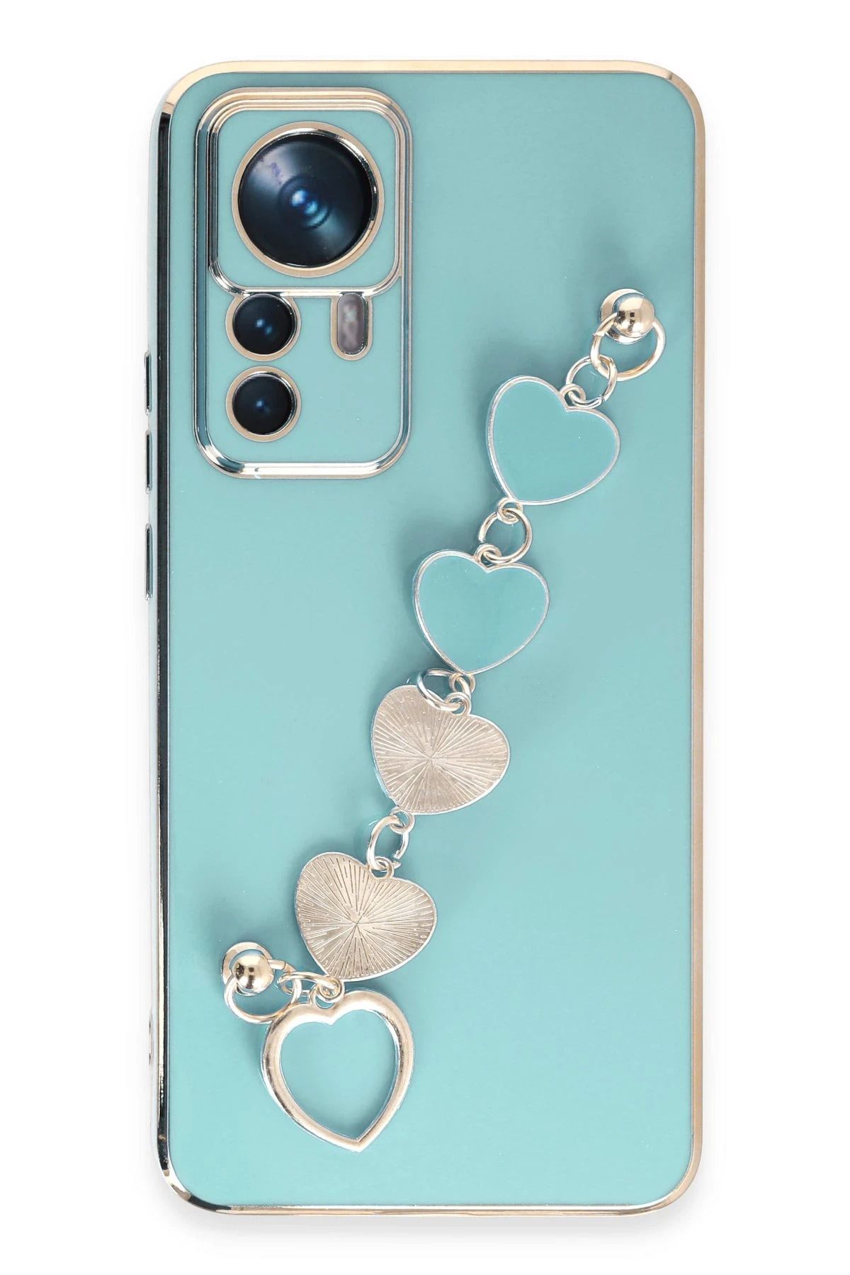 NewFace Xiaomi Mi 12T Pro Kılıf Esila Silikon - Su Yeşili HNZRN